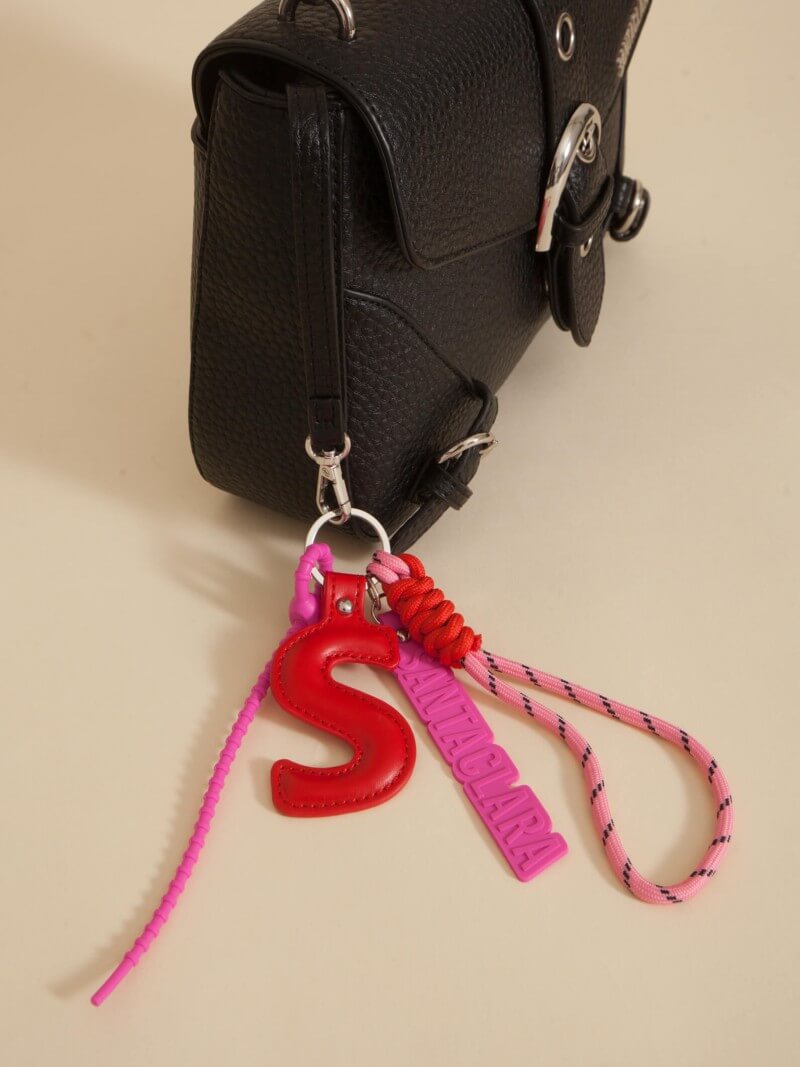 Llavero Y Charm Letra S Multicolor