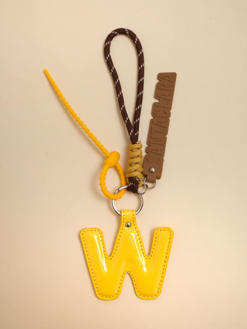 Llavero Y Charm Letra W Multicolor
