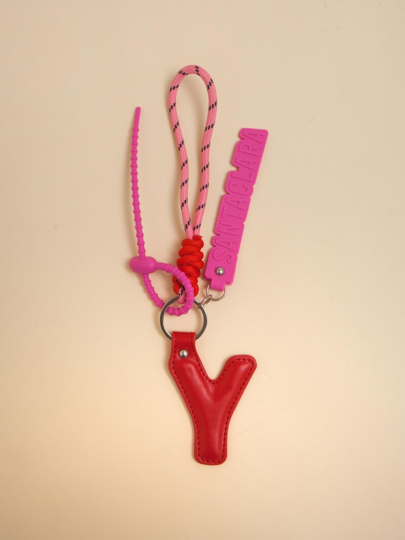 Llavero Y Charm Letra Y Multicolor