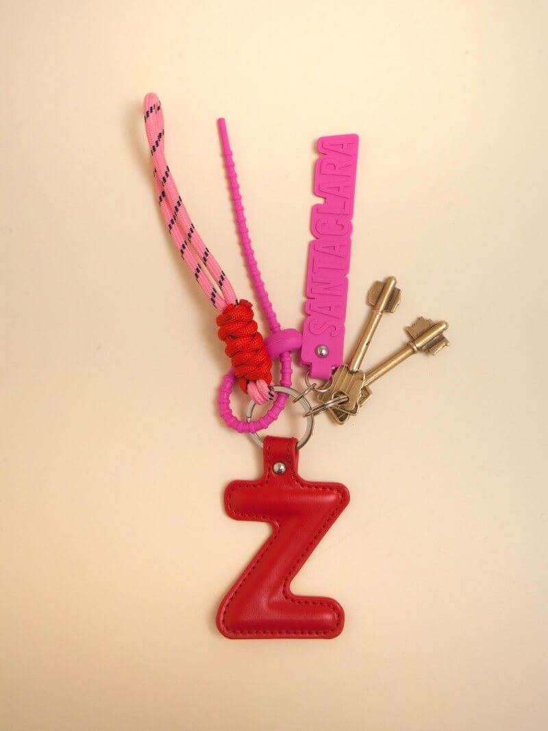 Llavero Y Charm Letra Z Multicolor