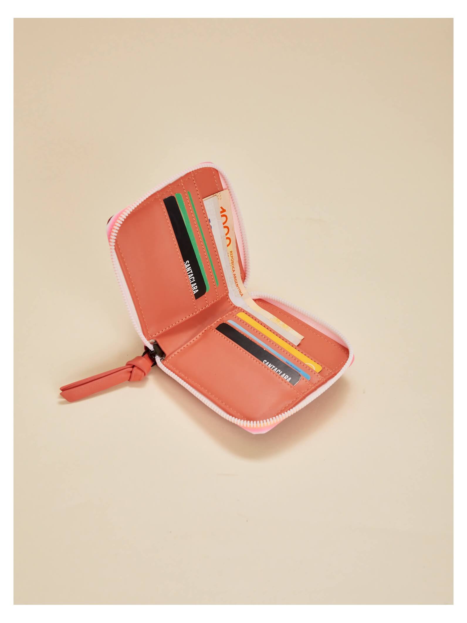 Billetera Mini Iris Púrpura