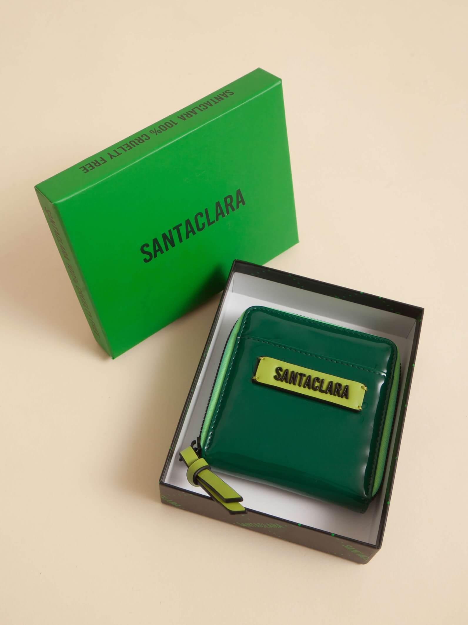 Billetera Mini Iris Verde