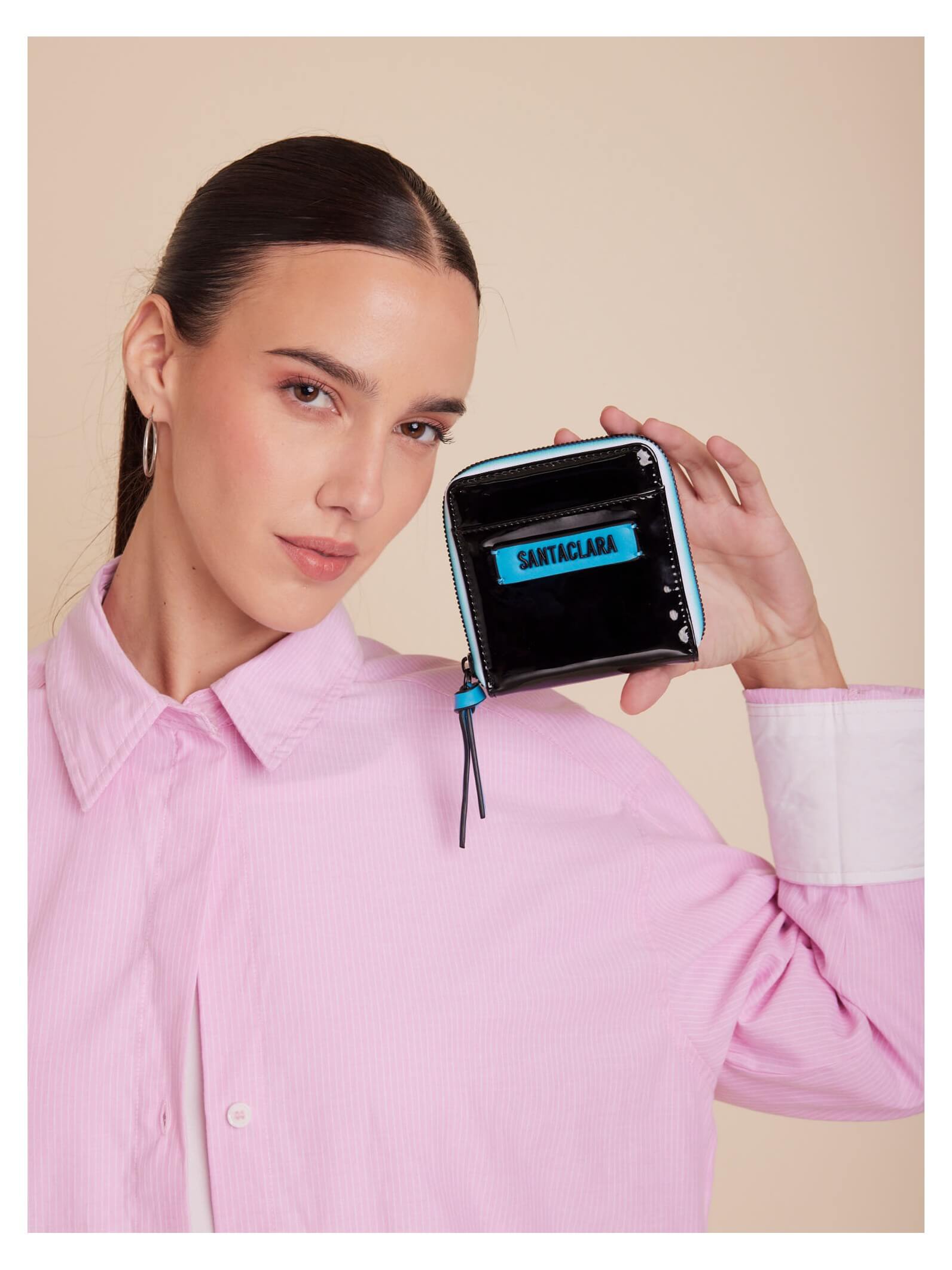 Billetera Mini Iris Negro