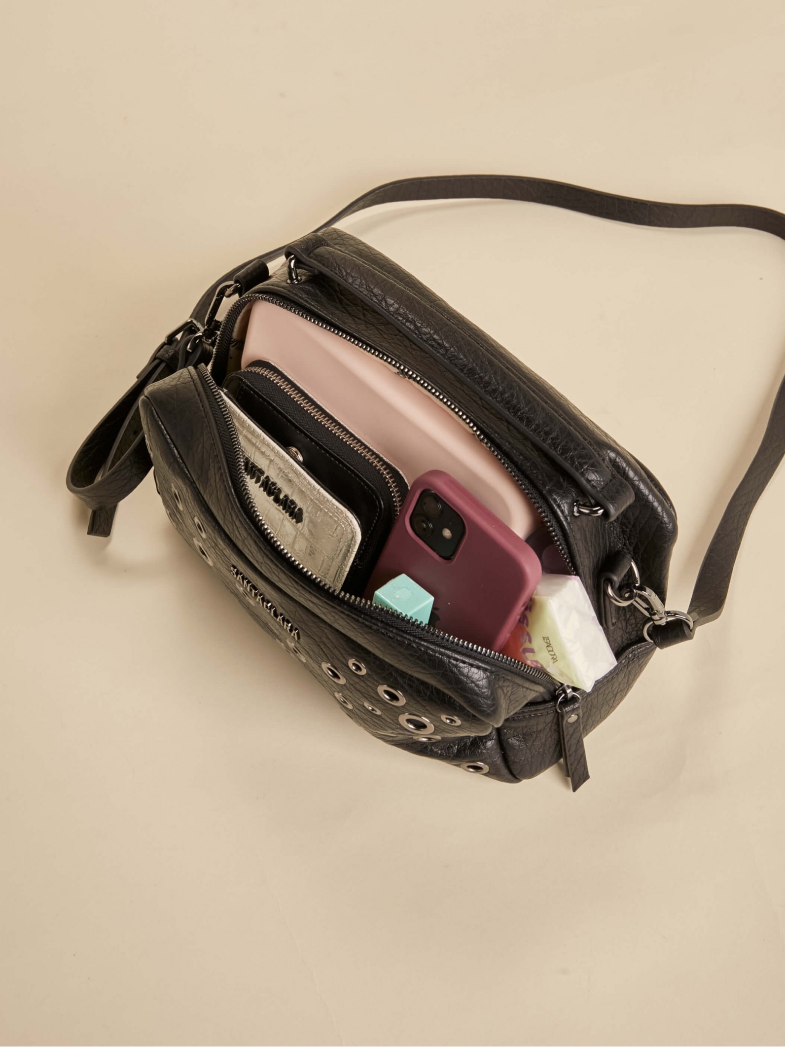 Bandolera Brava Negro