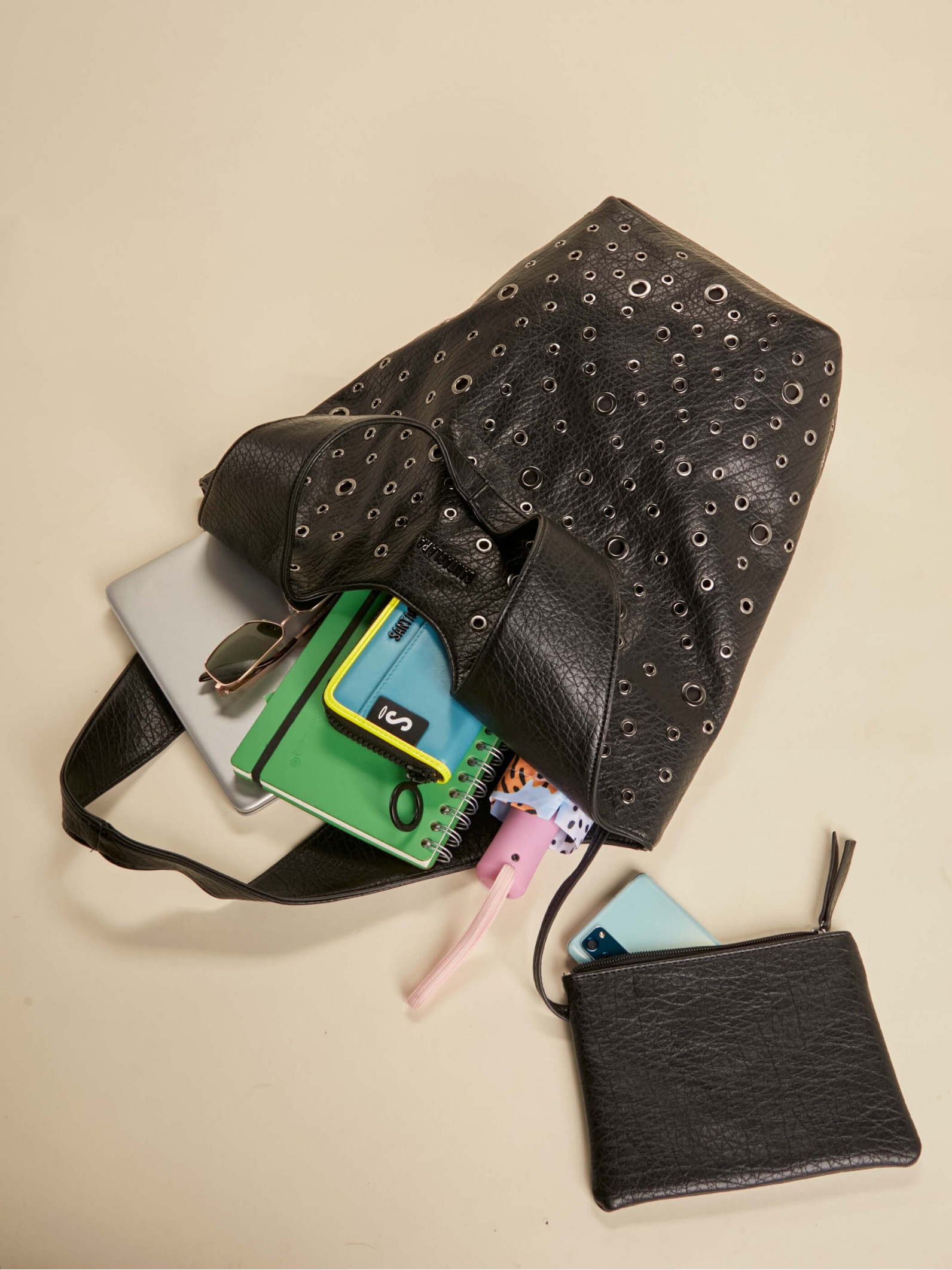 Cartera Shopper Brava Negro