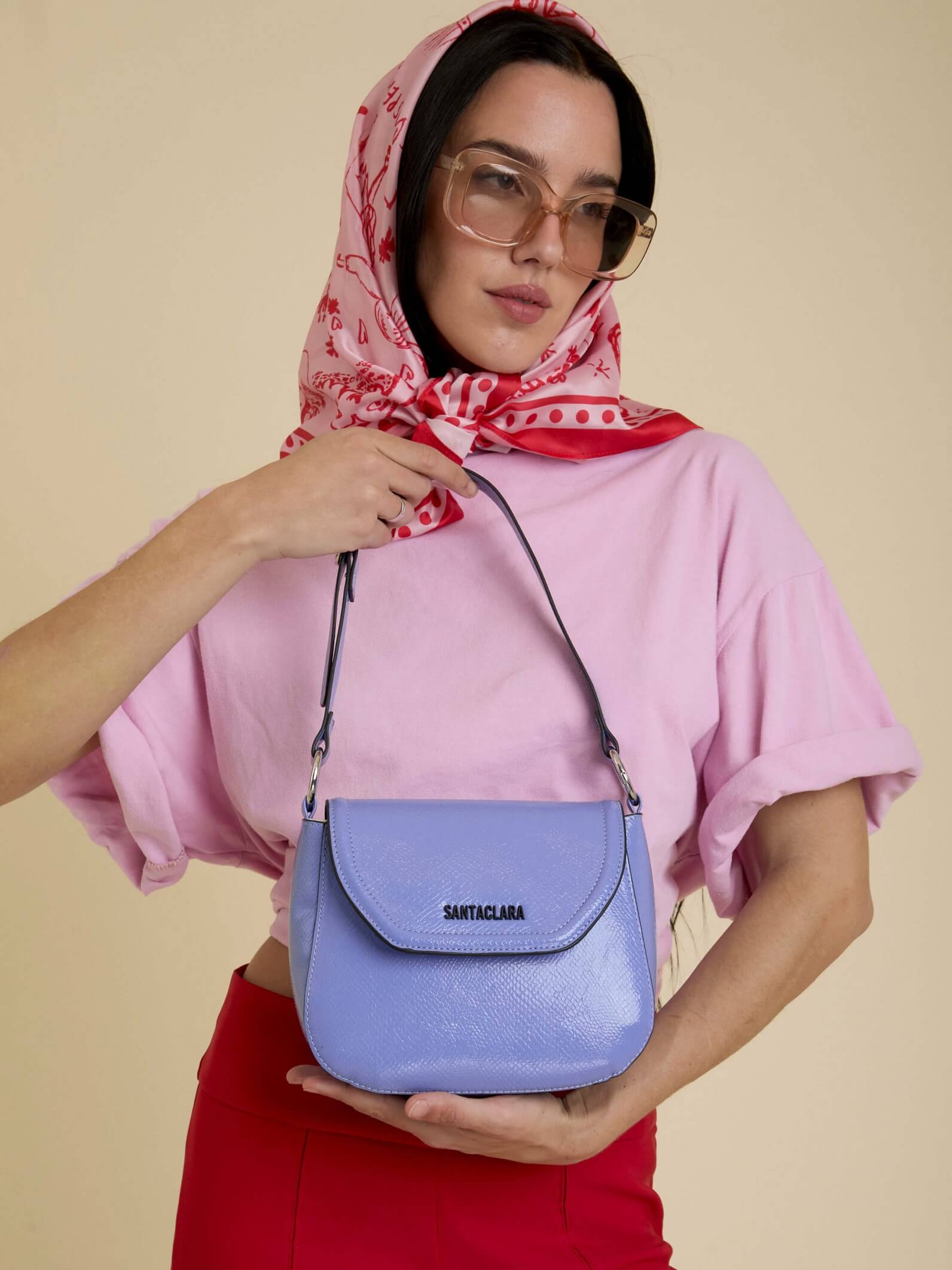 Minibag Debora Azul Lavanda