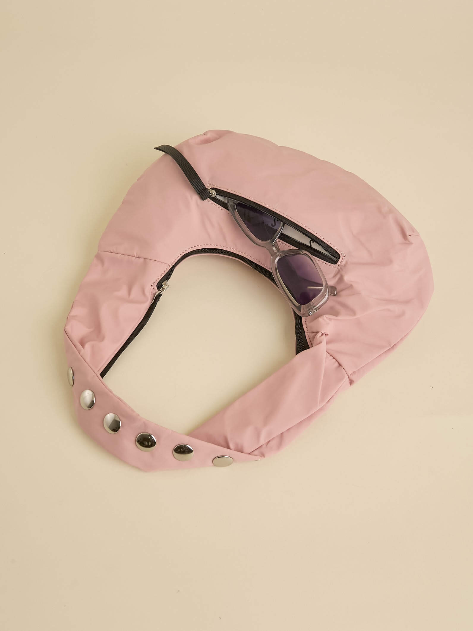 Minibag Magui Rosa Viejo Con Tachas