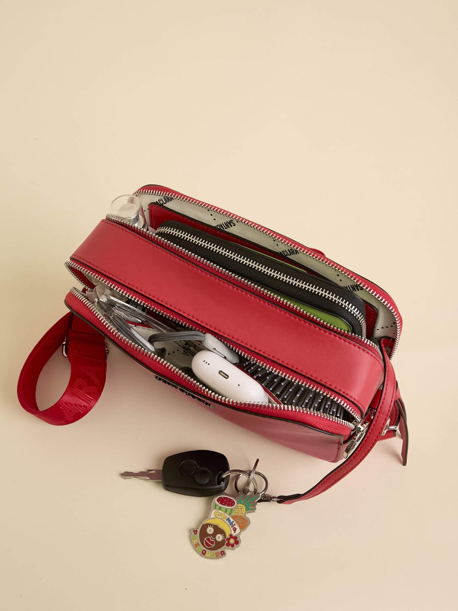 Bandolera Freya Roja Básica