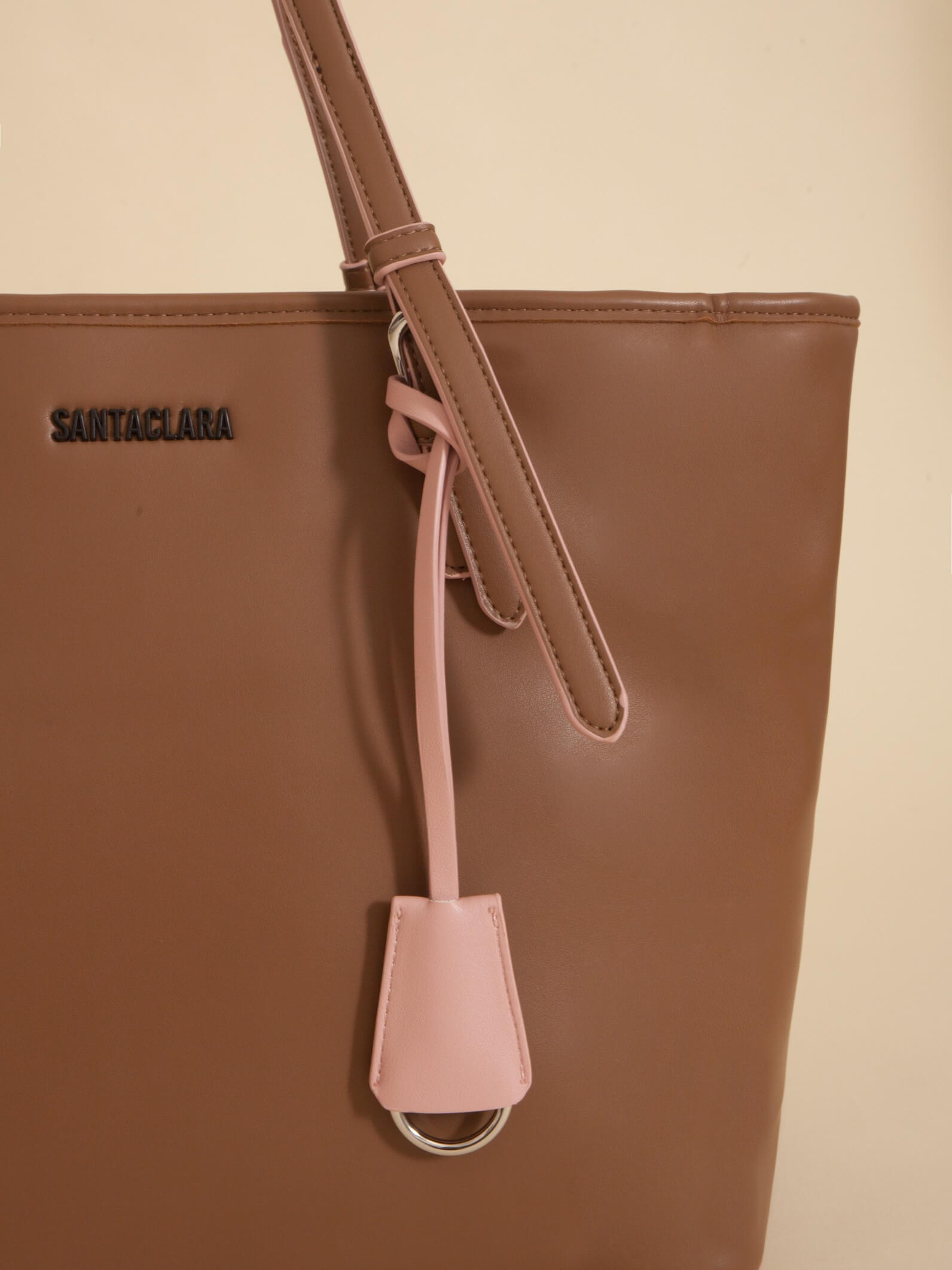 Cartera Shopper Nora Cafe Mocka Mousse Porta Notebook