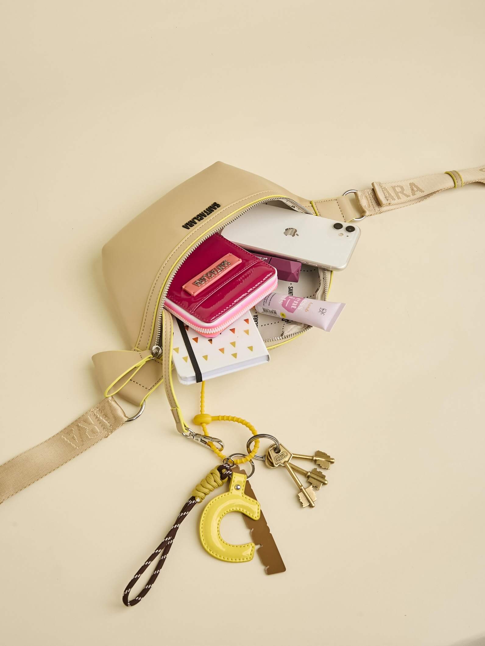 Riñonera Nora Beige