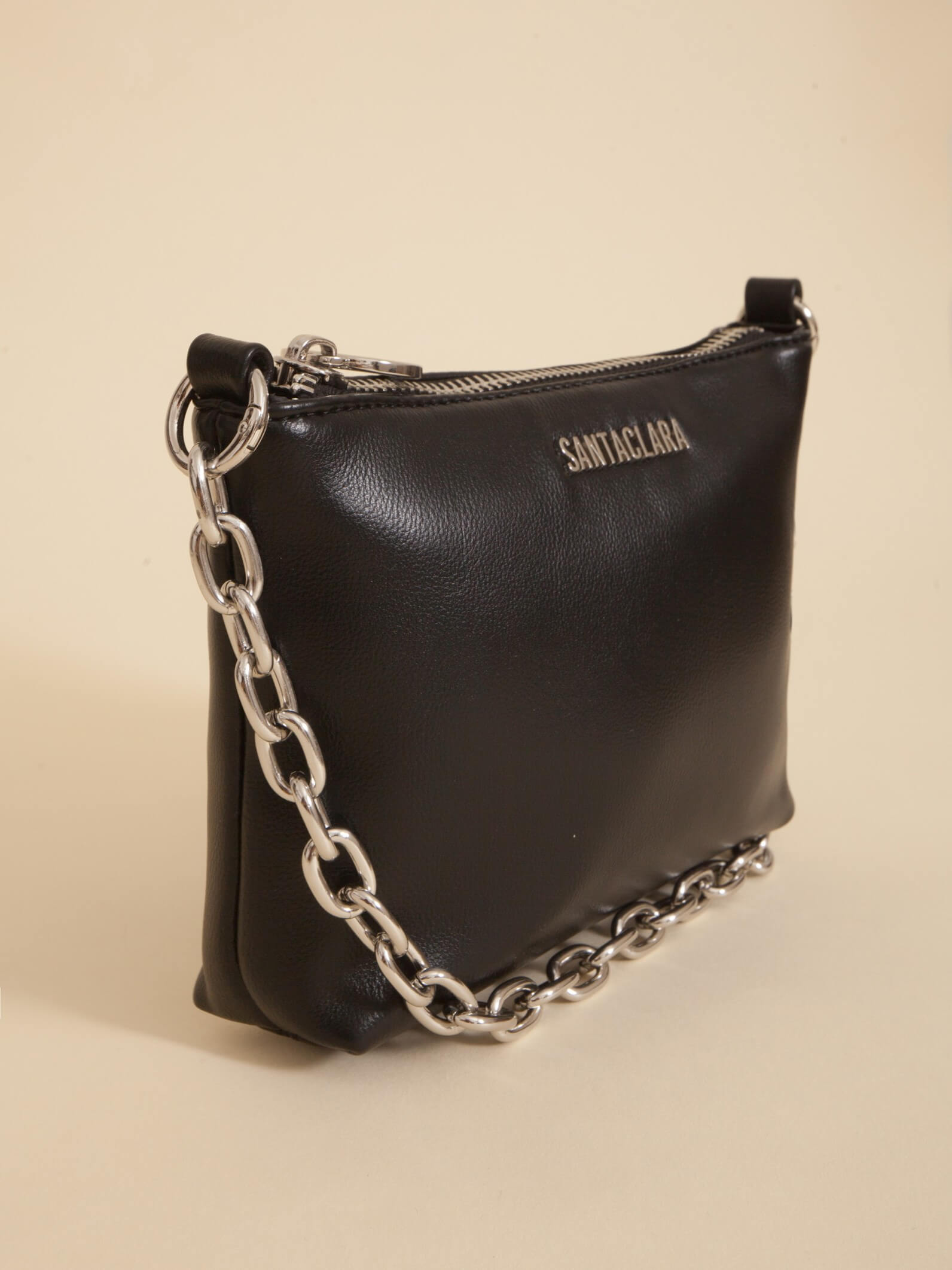 Minibag Agra Negra Con Cadena