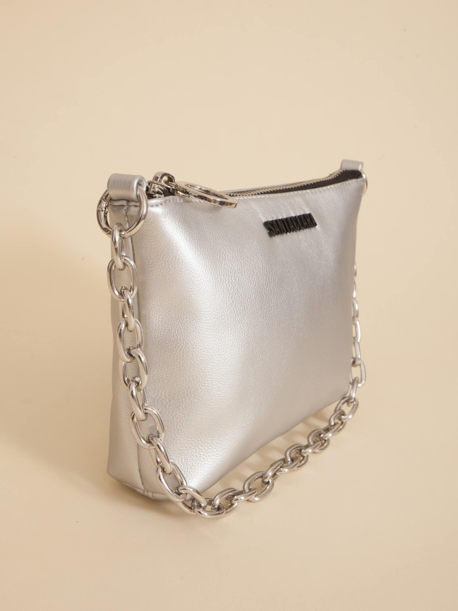 Minibag Agra Plata Con Cadena