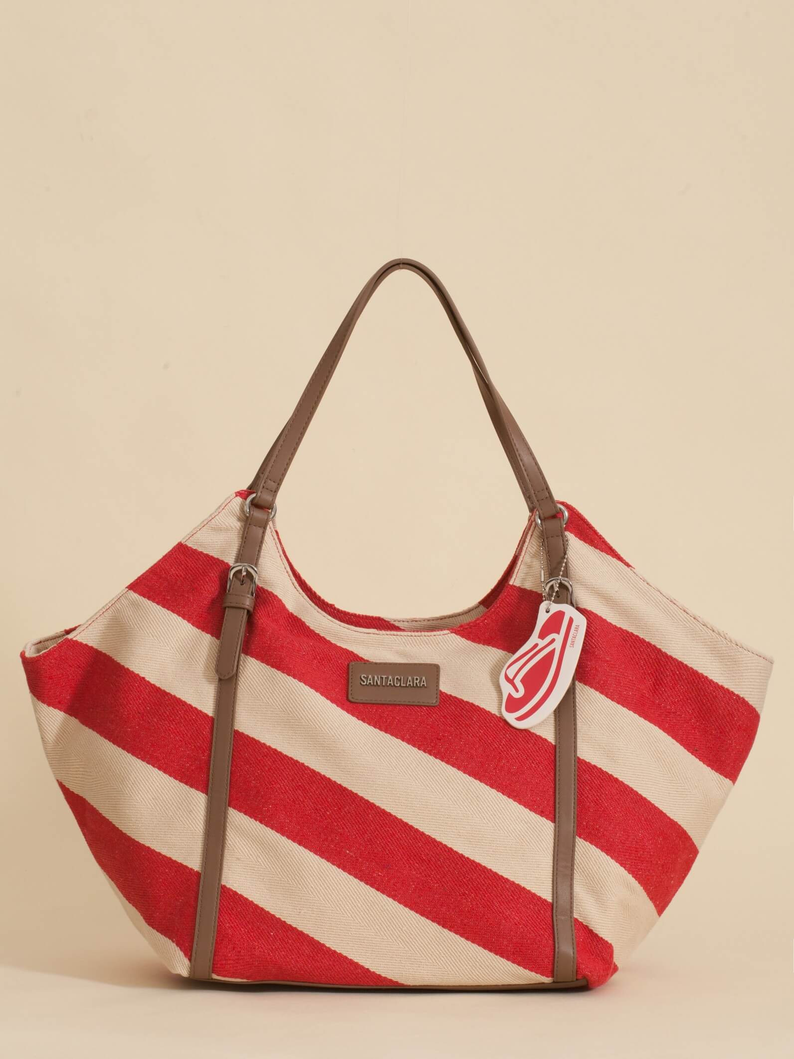 Cartera Shopper Raya Roja