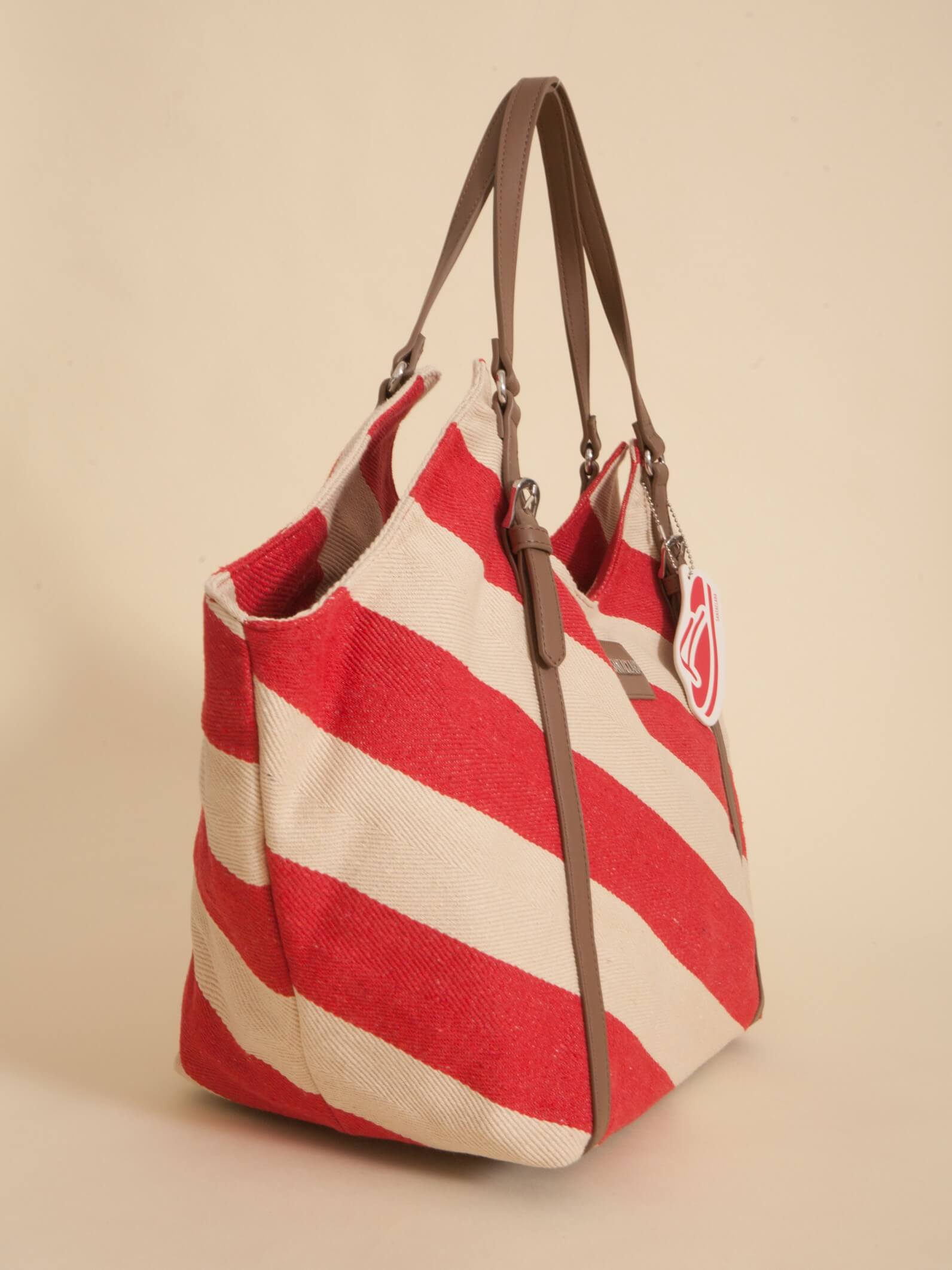 Cartera Shopper Raya Roja