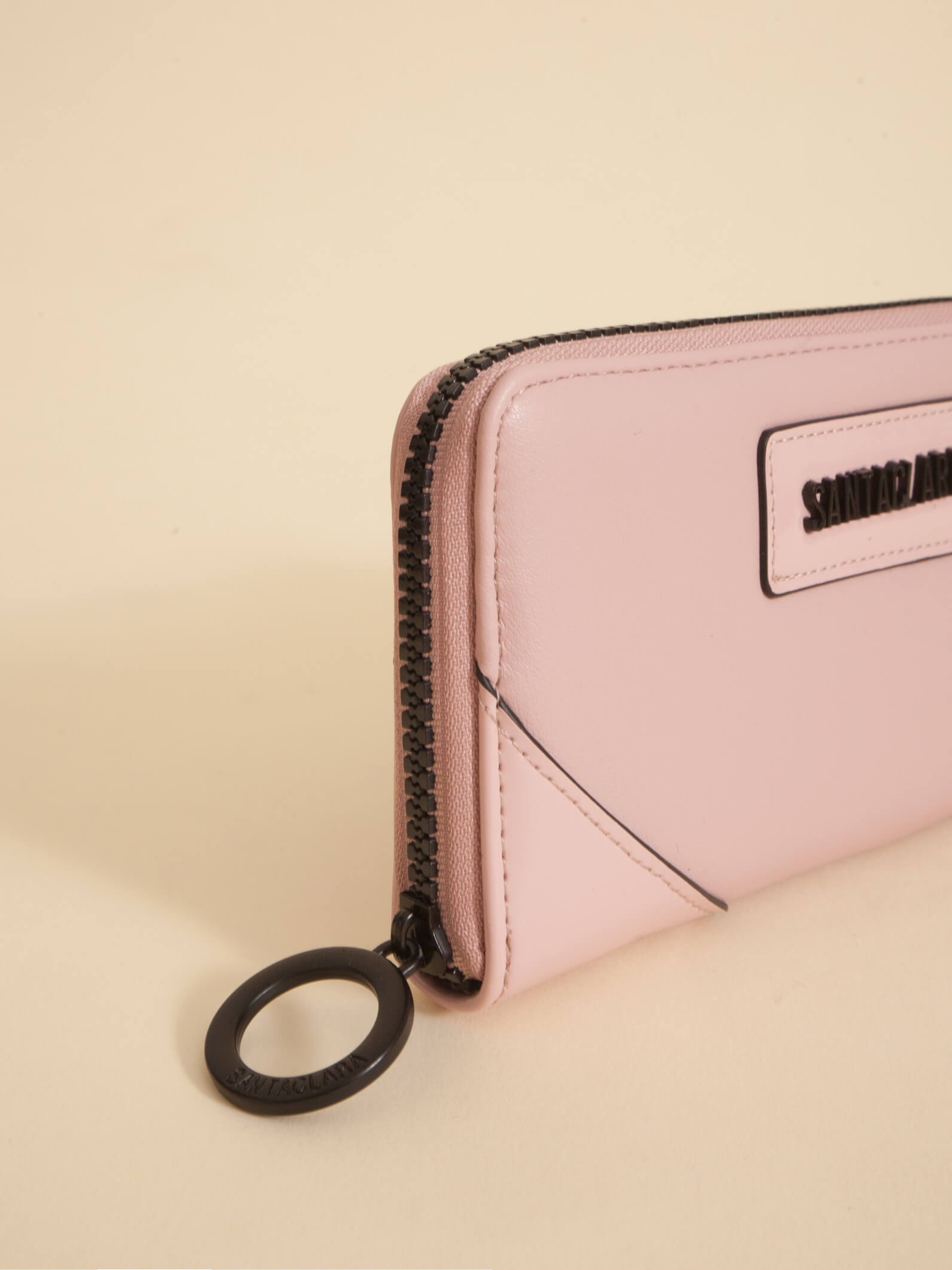 Billetera Jade  Rosa Con Bloqueo RFID Anticloning