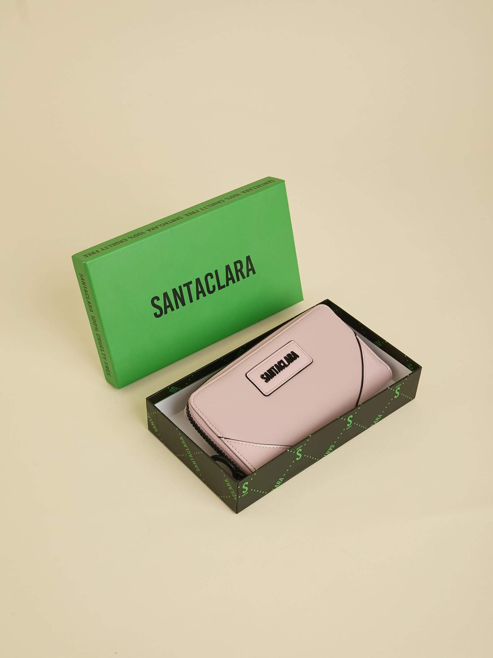 Billetera Jade  Rosa Con Bloqueo RFID Anticloning