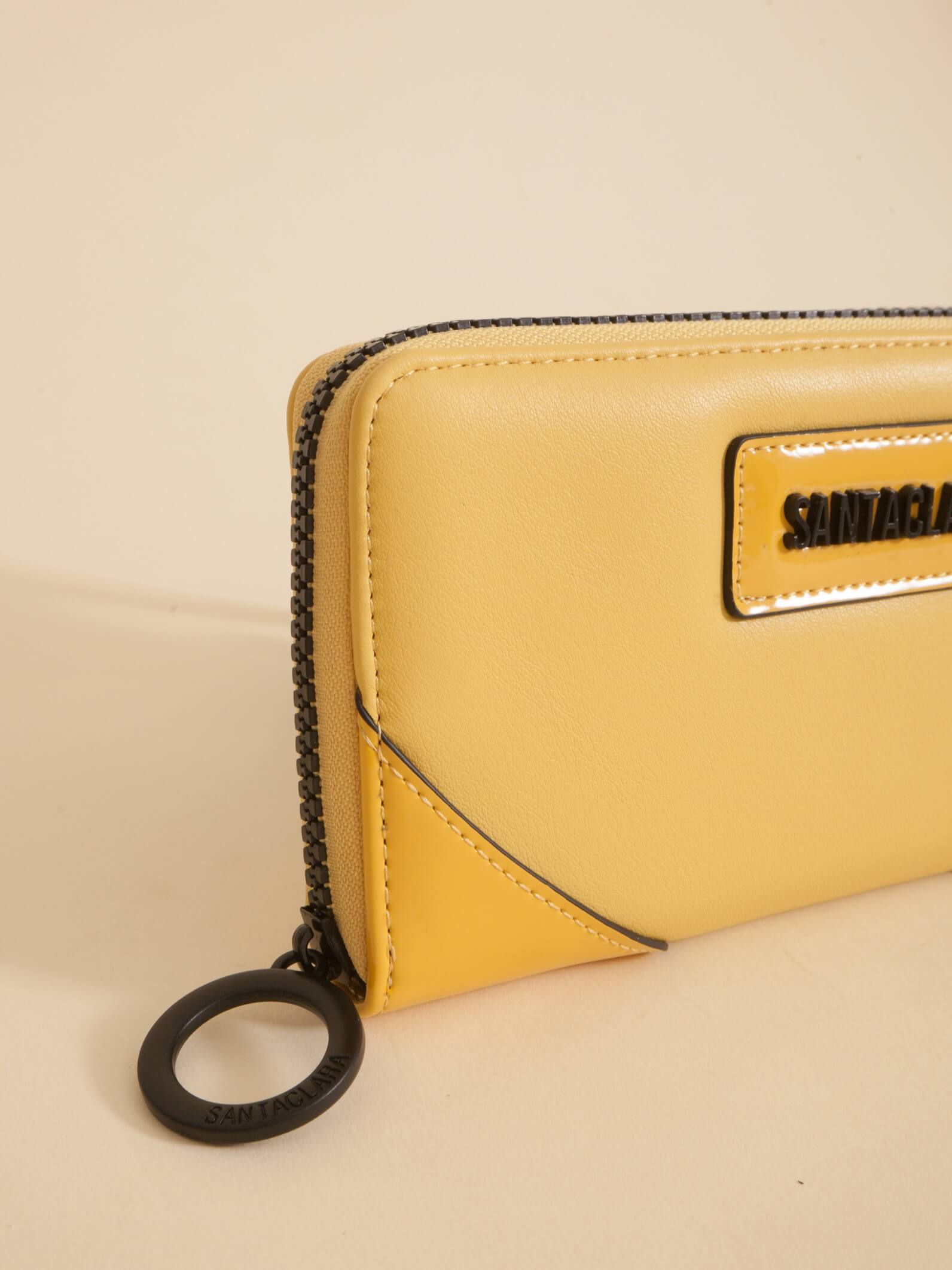 Billetera Jade  Amarilla Con Bloqueo RFID Anticloning