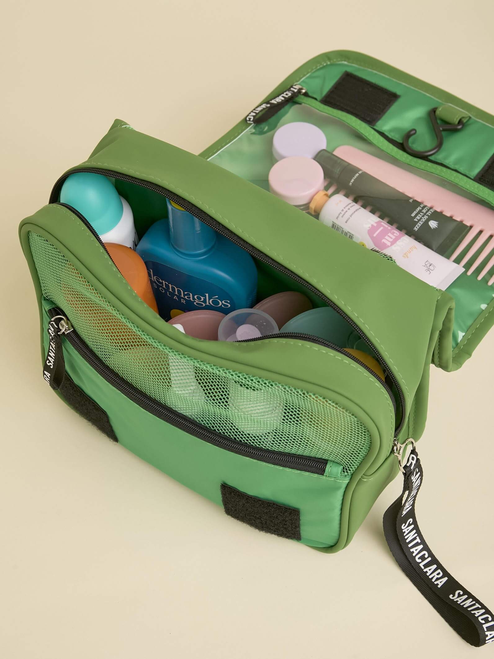 Neceser Organizador Travel Verde Impermeable