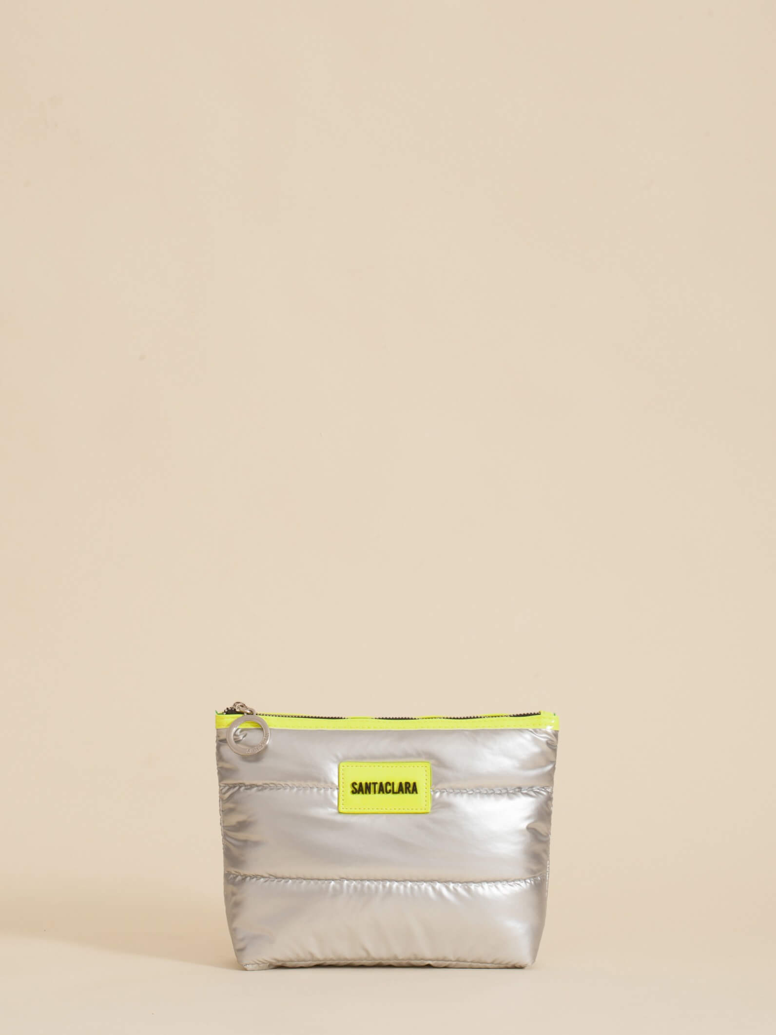 Neceser Puffer Plata