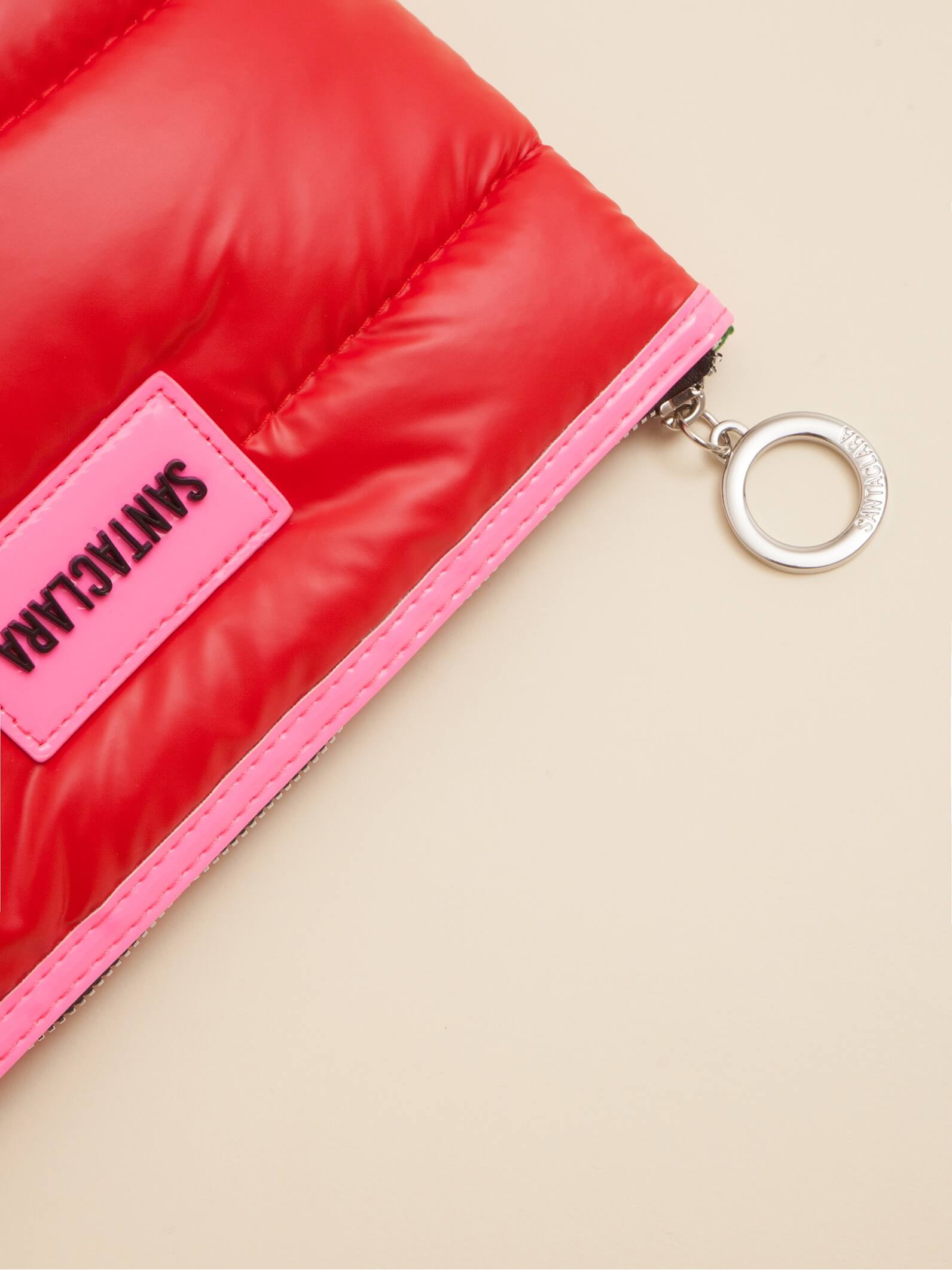 Neceser Puffer Rojo Impermeable