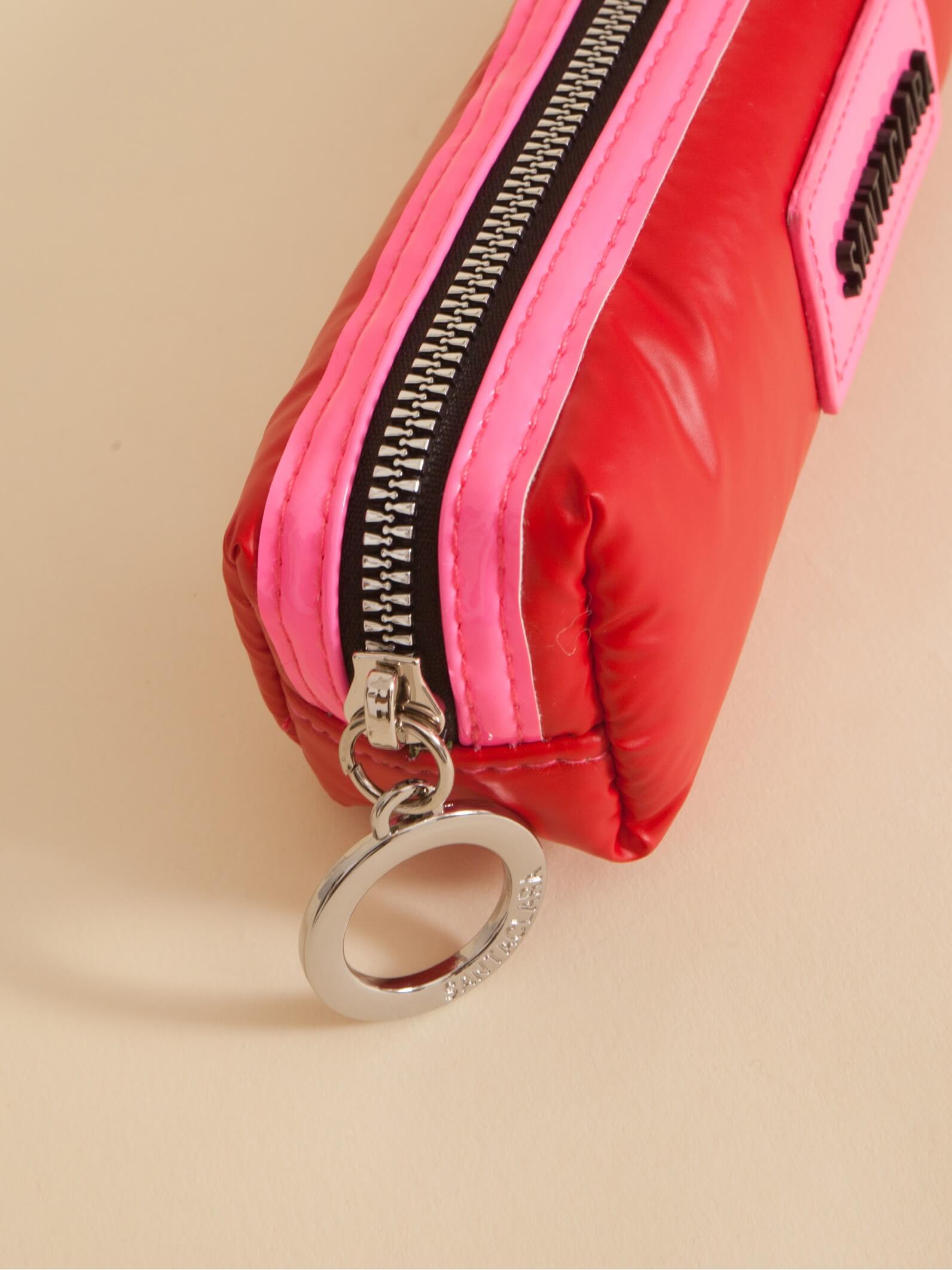 Neceser Cartuchera Puffer Rojo