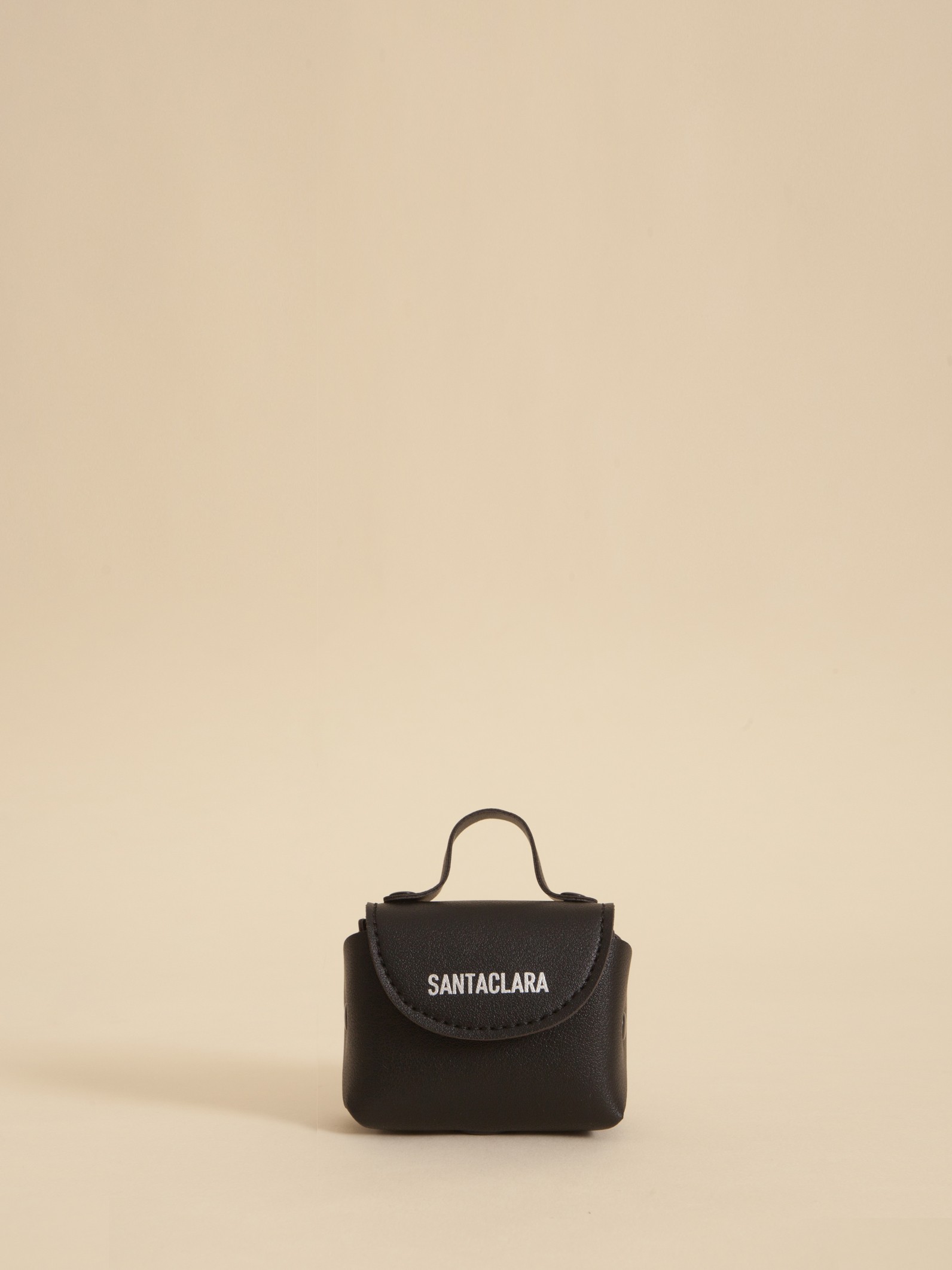 Poop Bag Huella Negro Para Mascotas