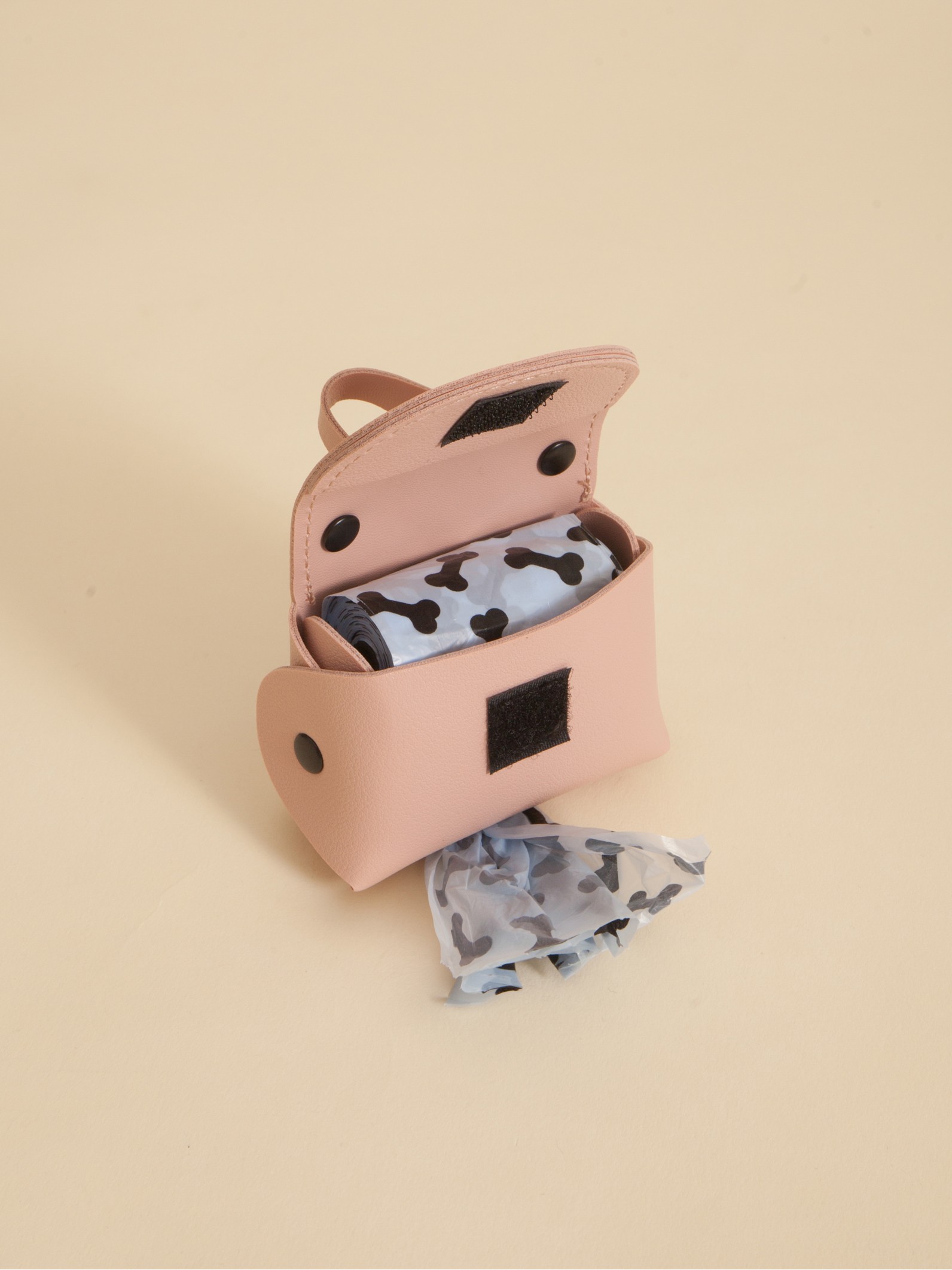 Poop Bag Huella Rosa Para Mascotas