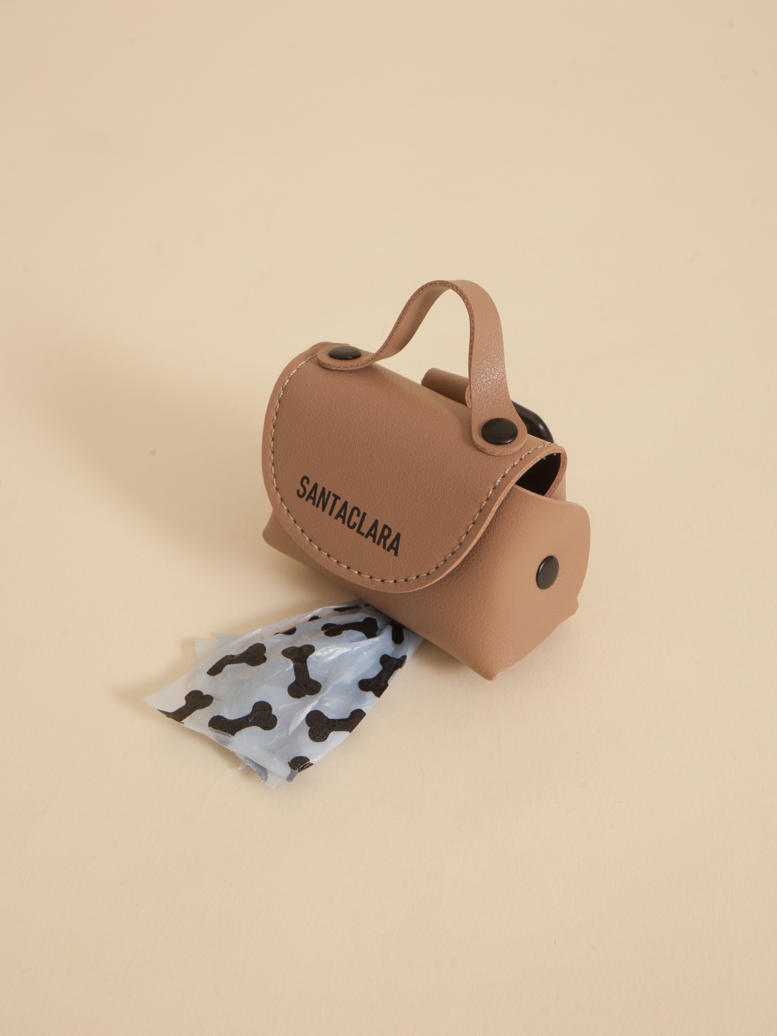 Poop Bag Huella Cafe Para Mascotas