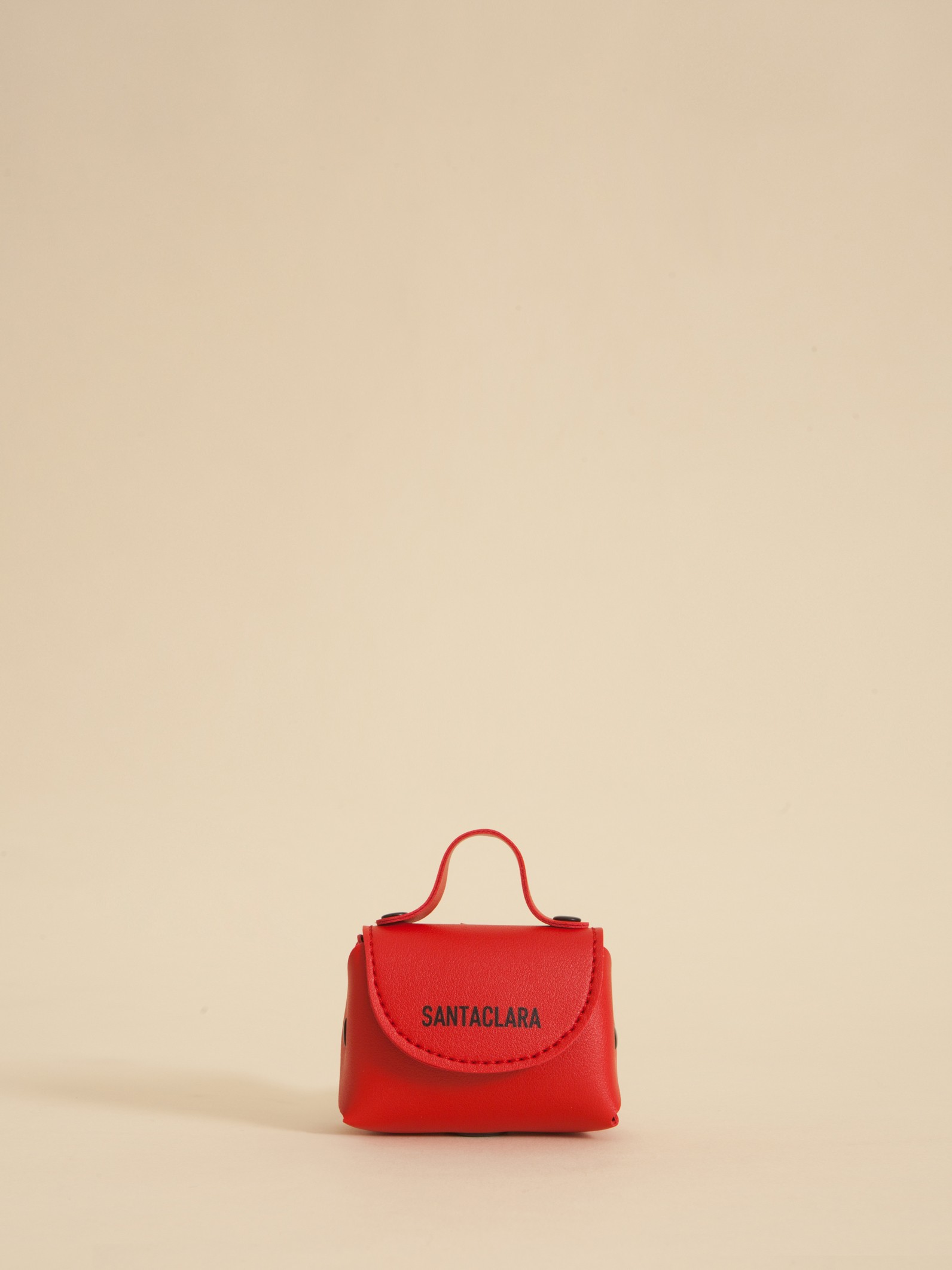 Poop Bag Huella Rojo Para Mascotas