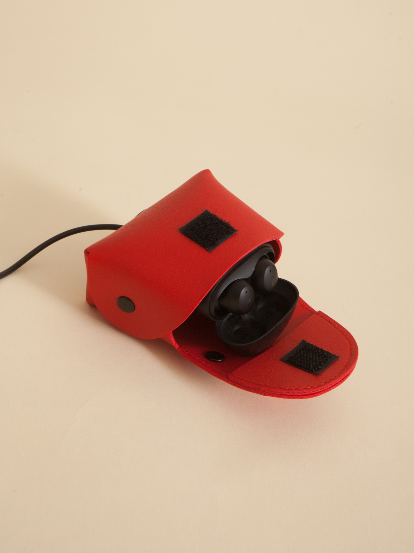 Poop Bag Huella Rojo Para Mascotas