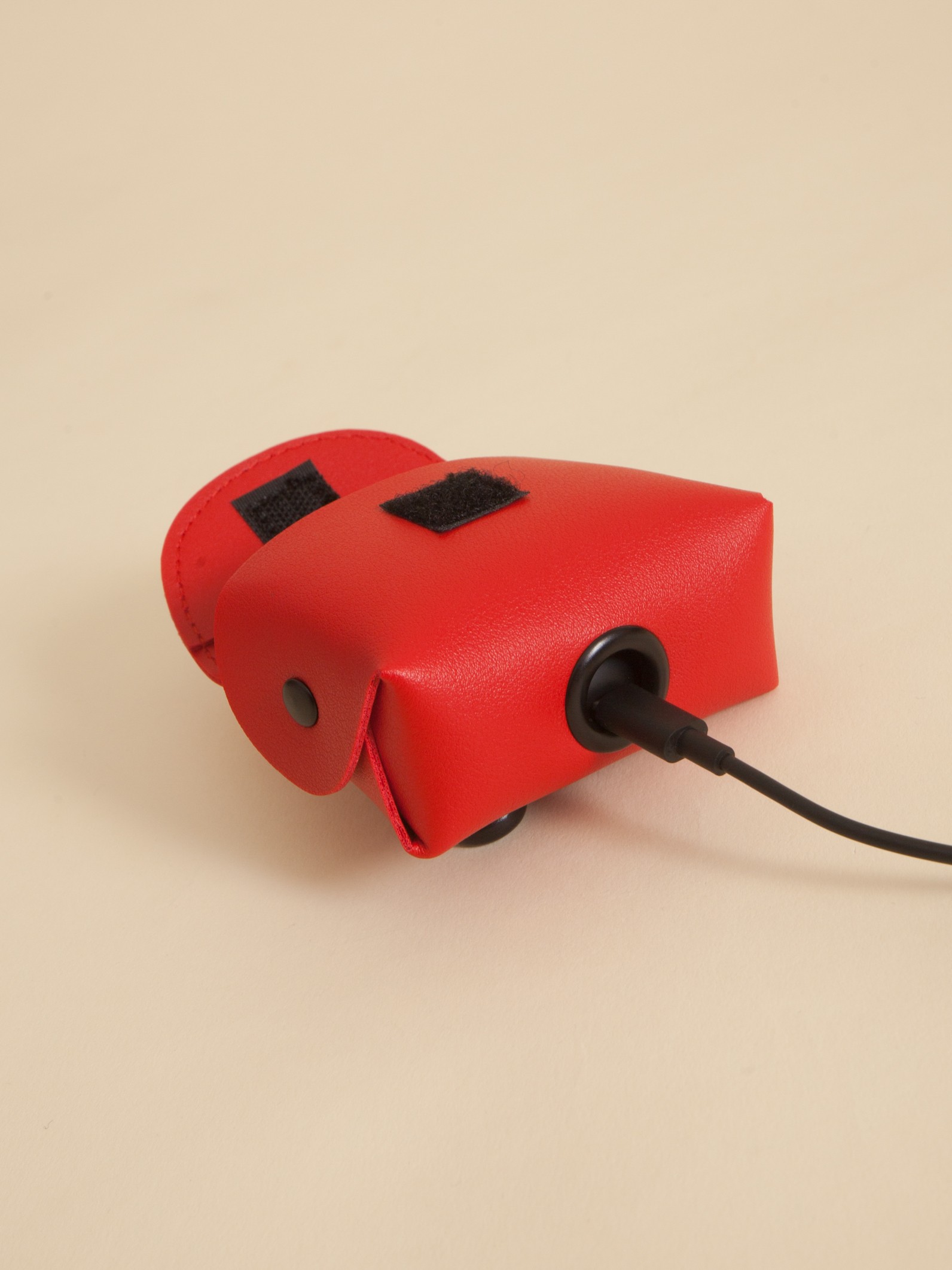 Poop Bag Huella Rojo Para Mascotas