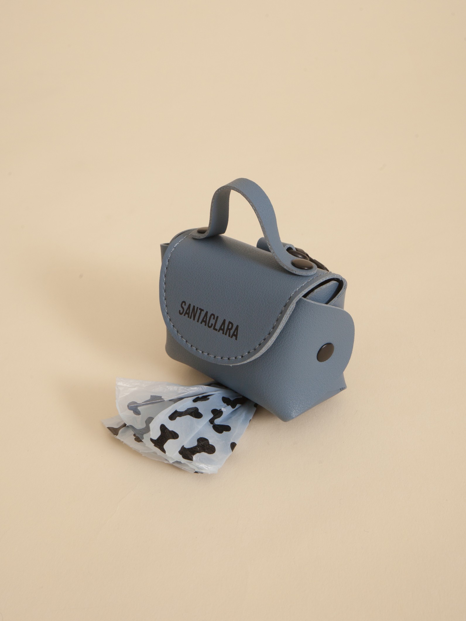 Poop Bag Huella Denim Para Mascotas