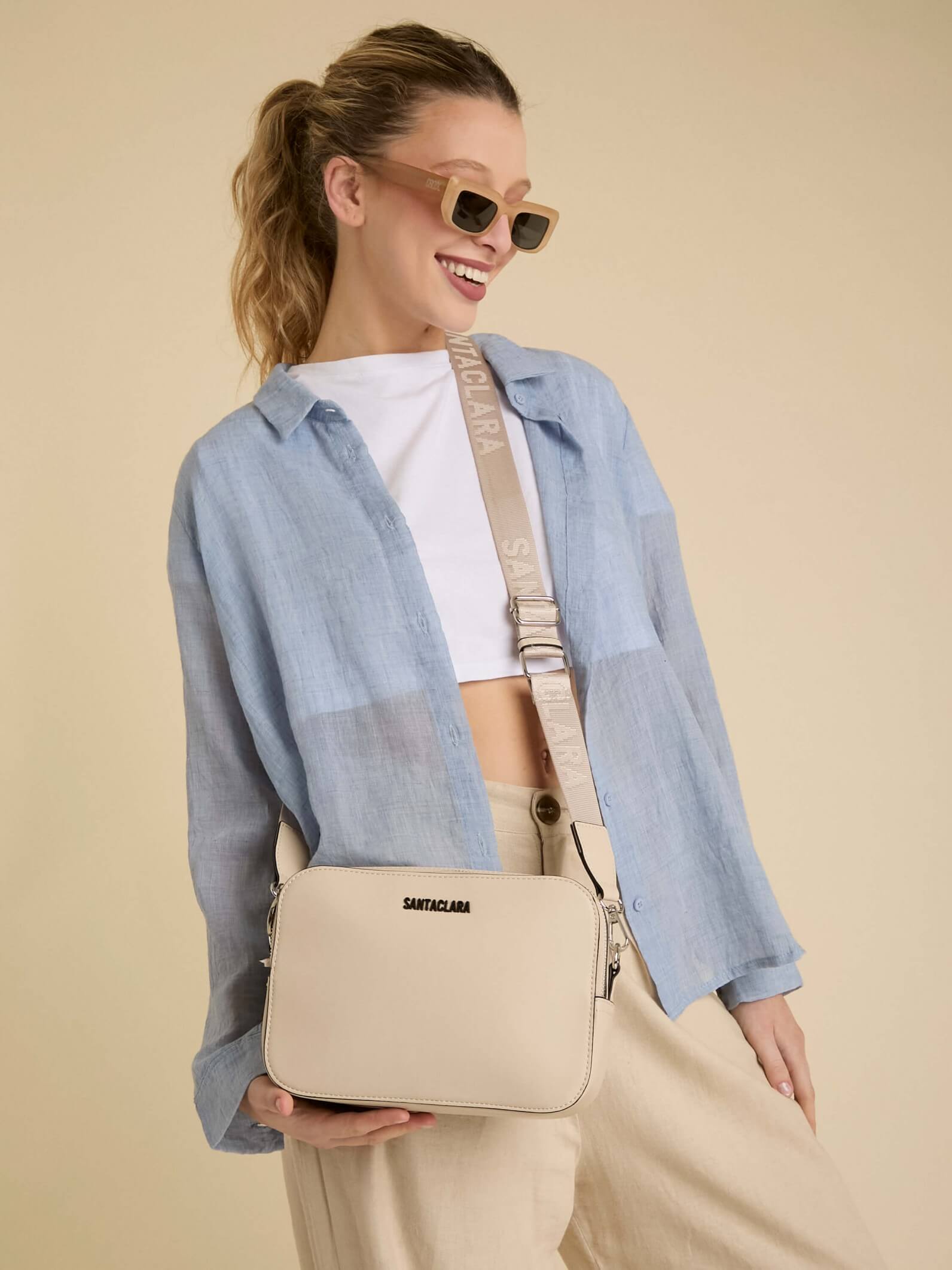 Bandolera Freya Crudo Básica