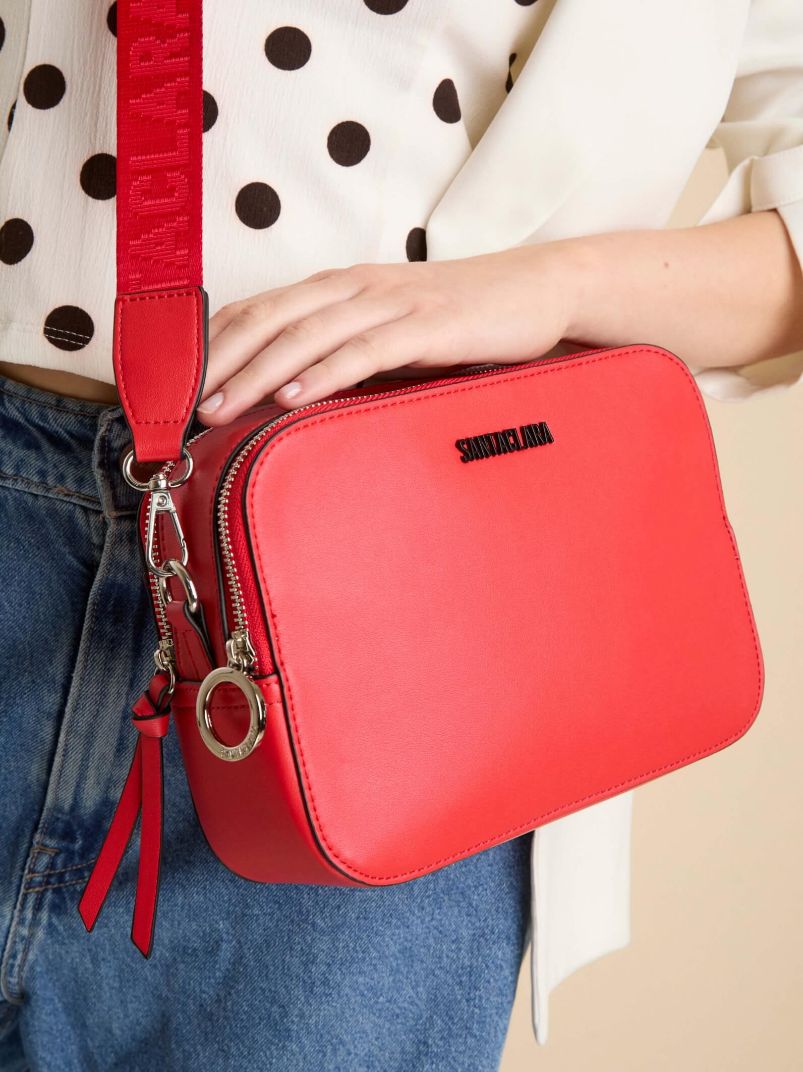 Bandolera Freya Roja Básica