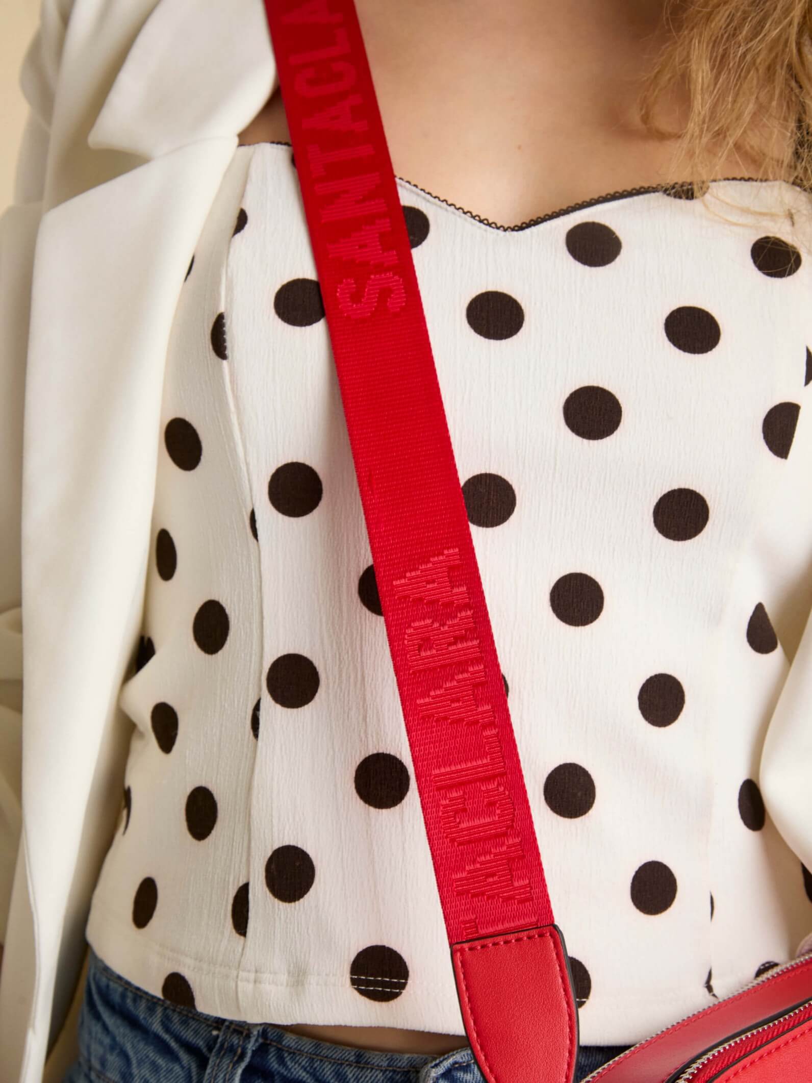 Bandolera Freya Roja Básica