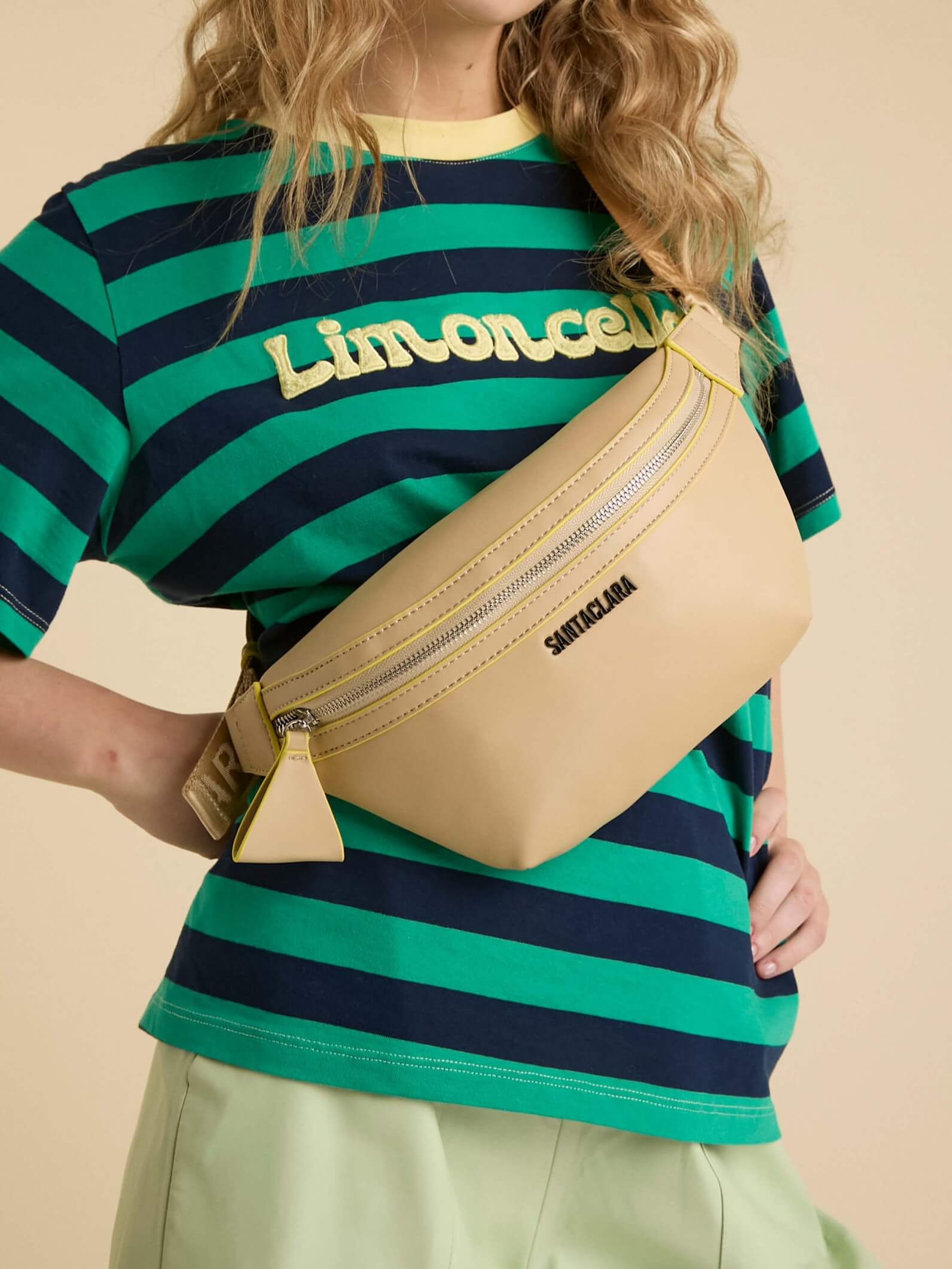 Riñonera Nora Beige