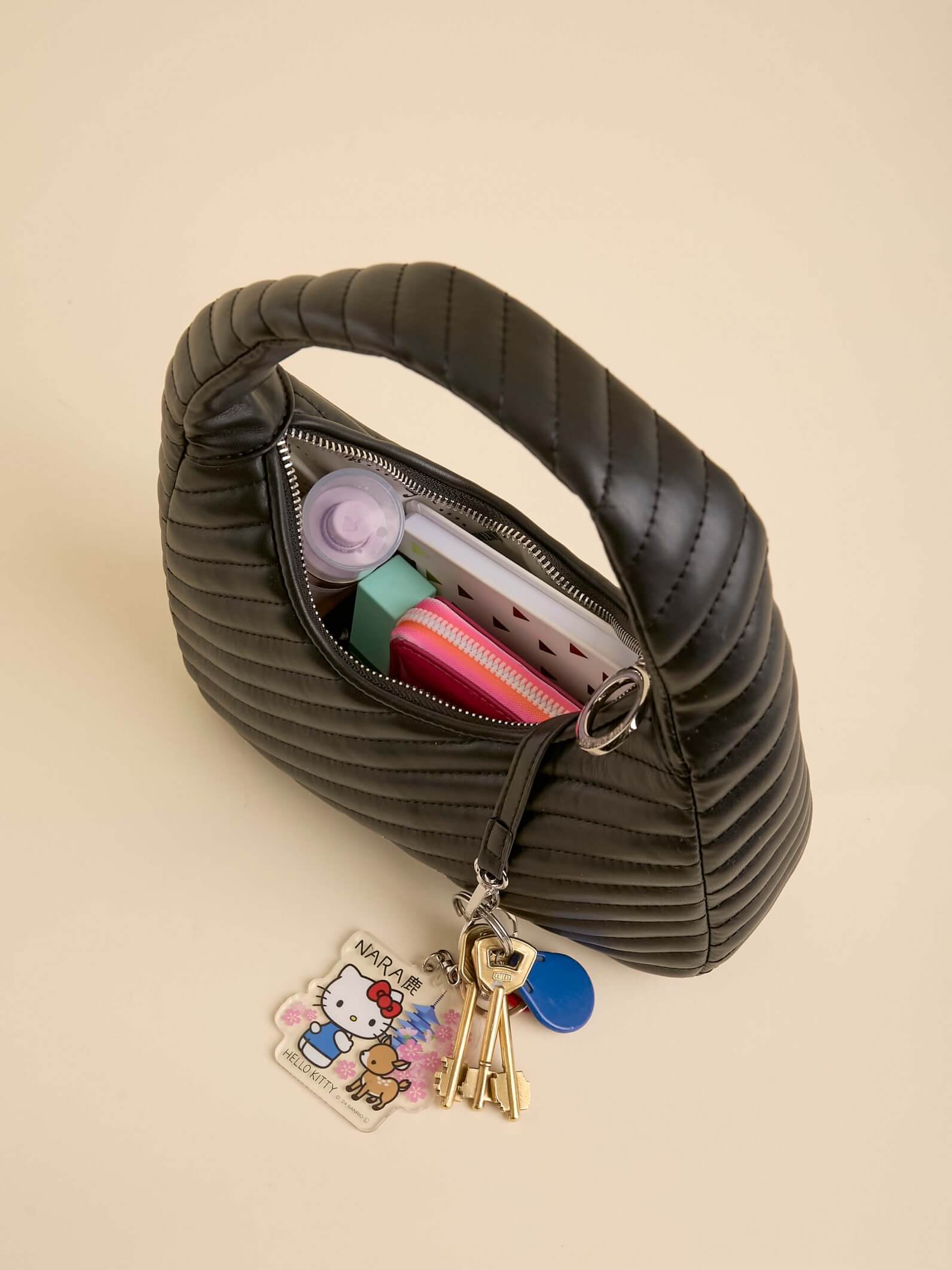 Minibag Remi Negra Matelaseada