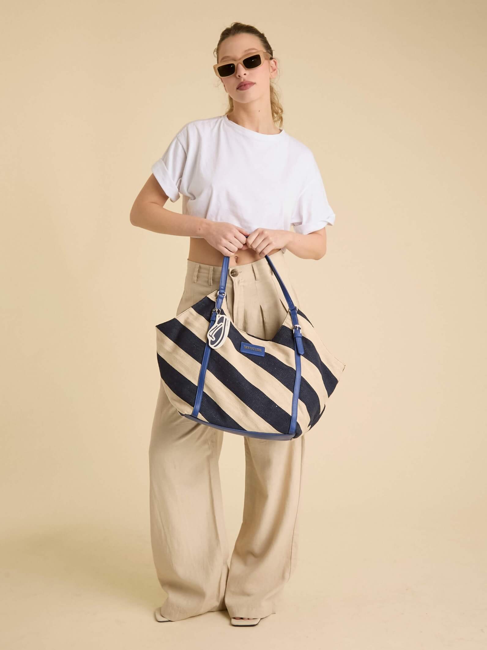 Cartera Shopper Raya Azul