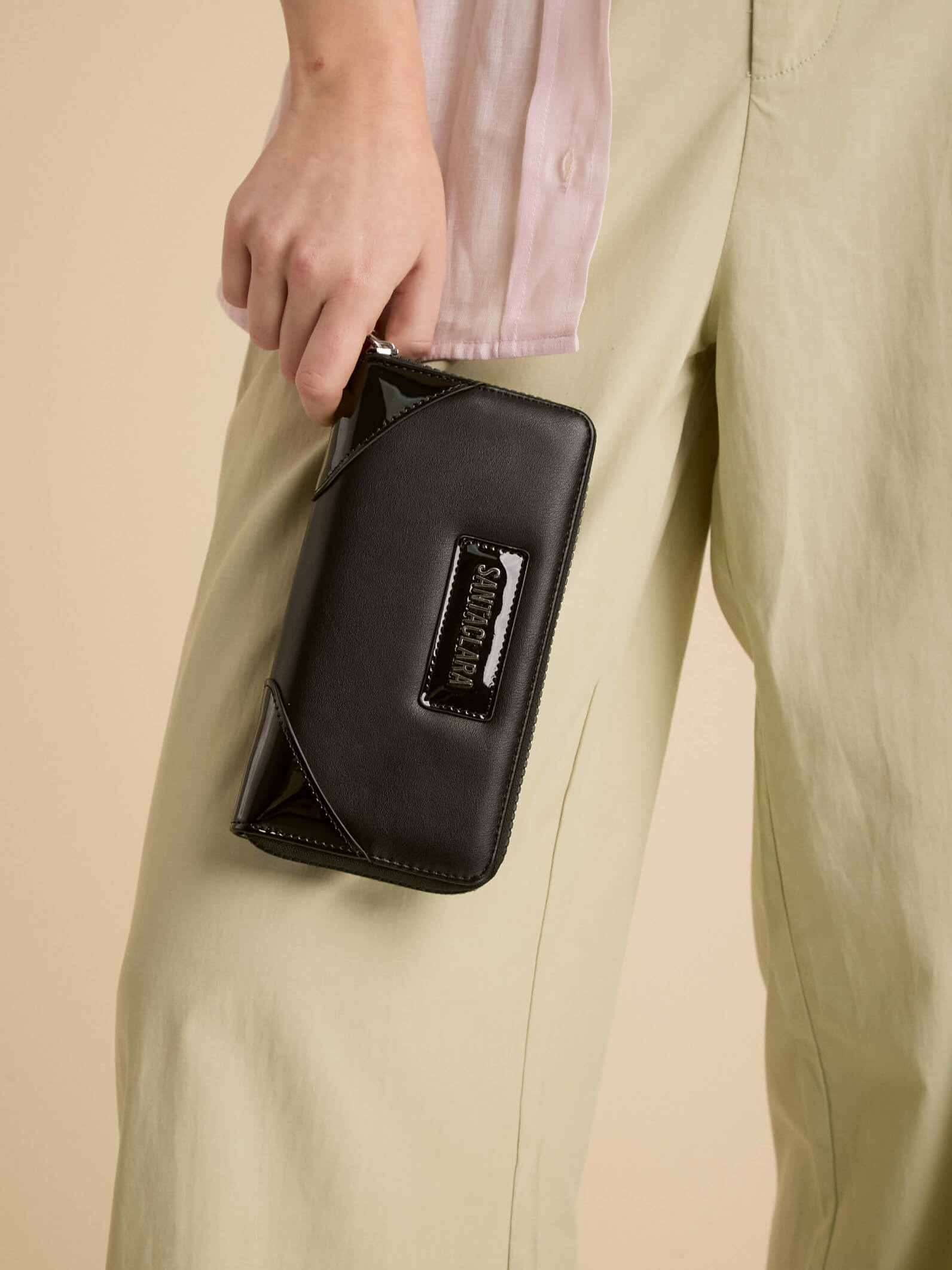 Billetera Jade  Negra Con Bloqueo RFID Anticloning