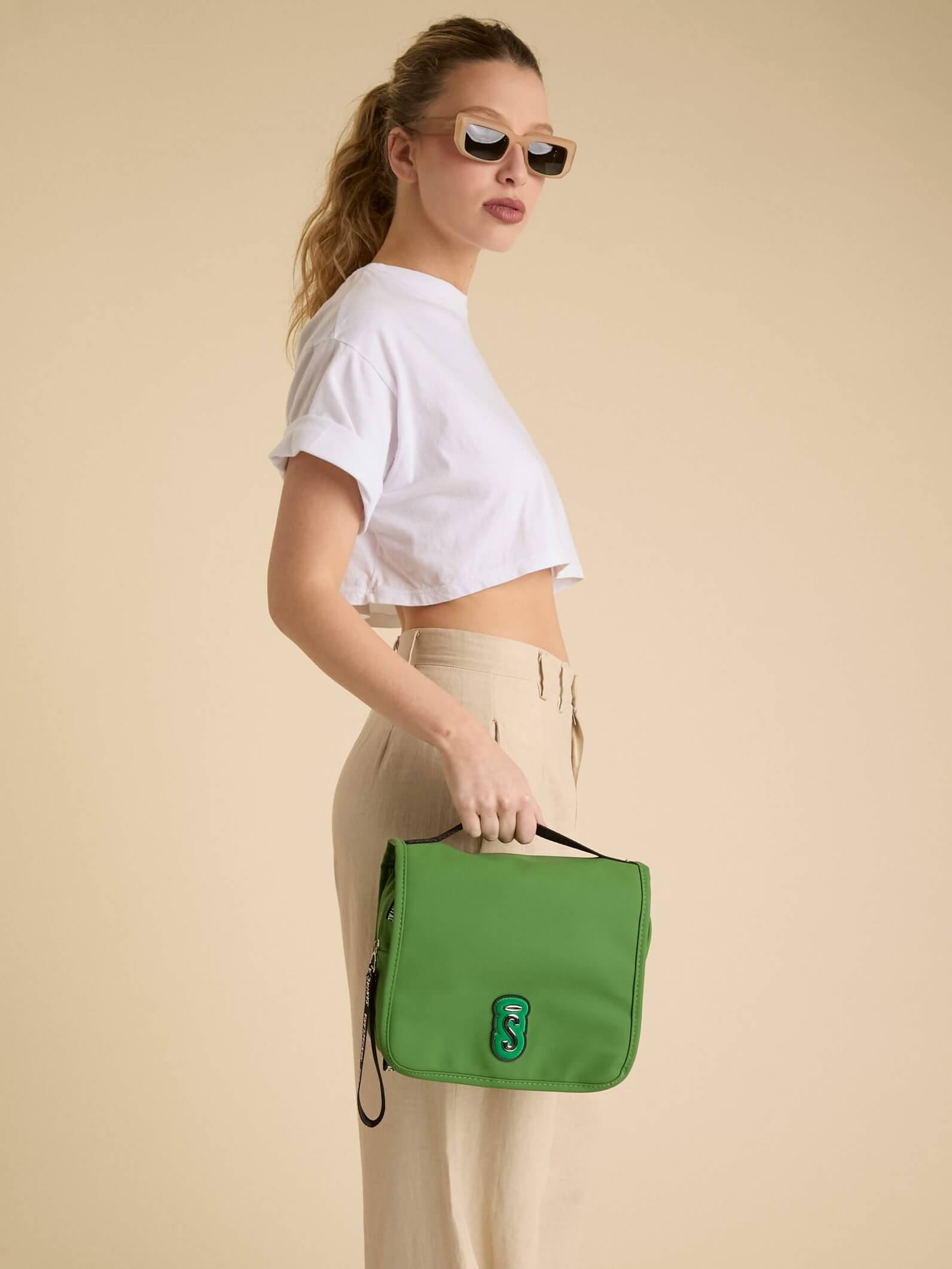 Neceser Organizador Travel Verde Impermeable