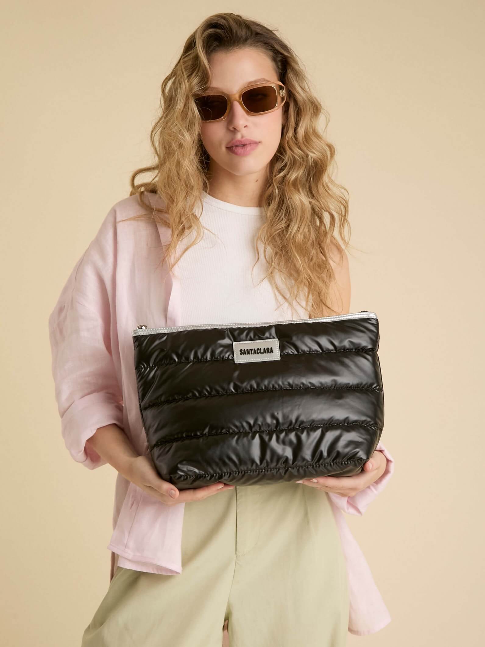 Neceser Maxi Puffer Negro