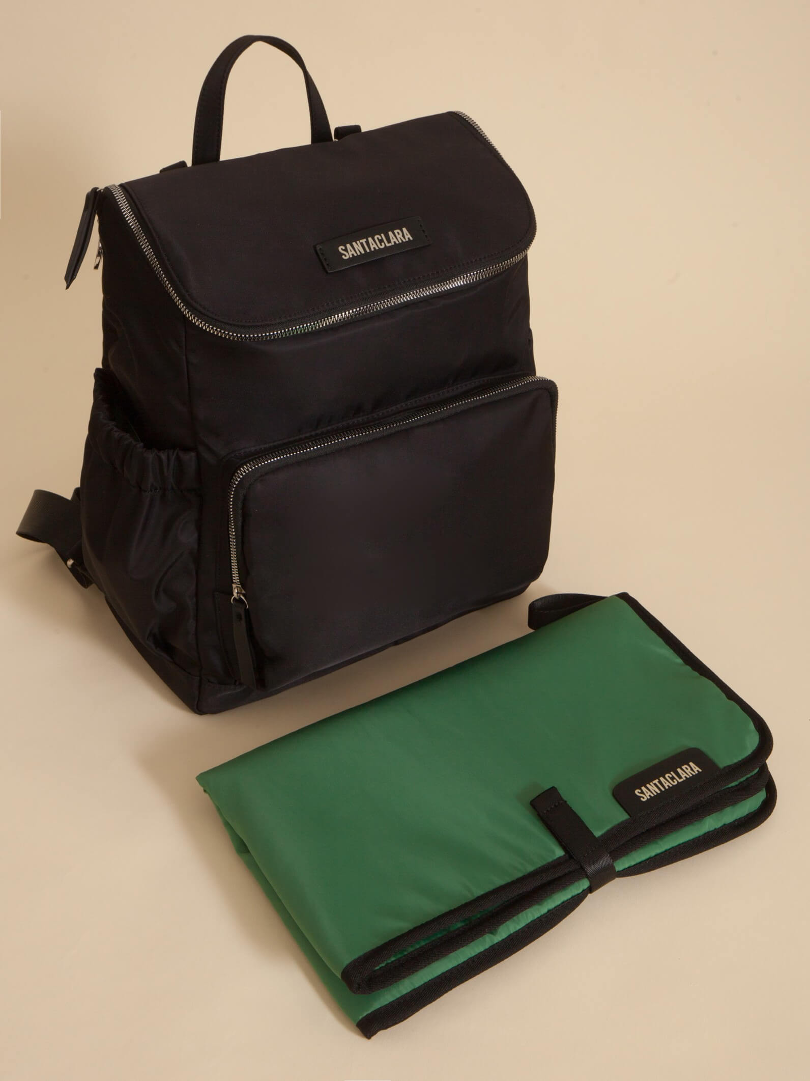 Mochila Maternal Nido Negra Con Cambiador Incluído