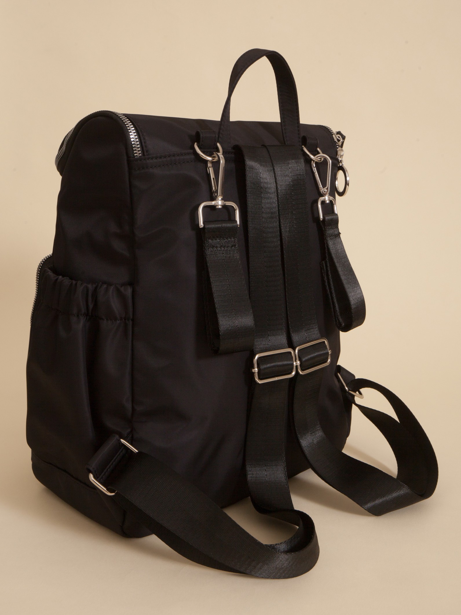 Mochila Maternal Nido Negra Con Cambiador Incluído