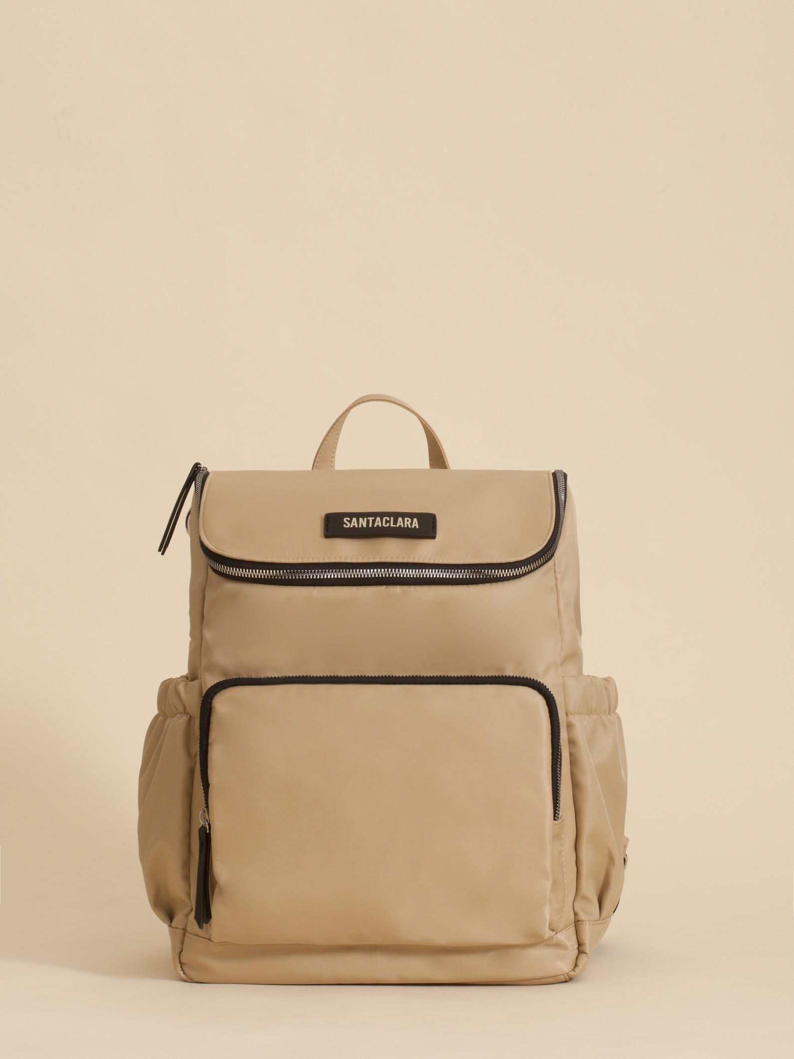 Mochila Maternal Nido Beige Con Cambiador Incluído