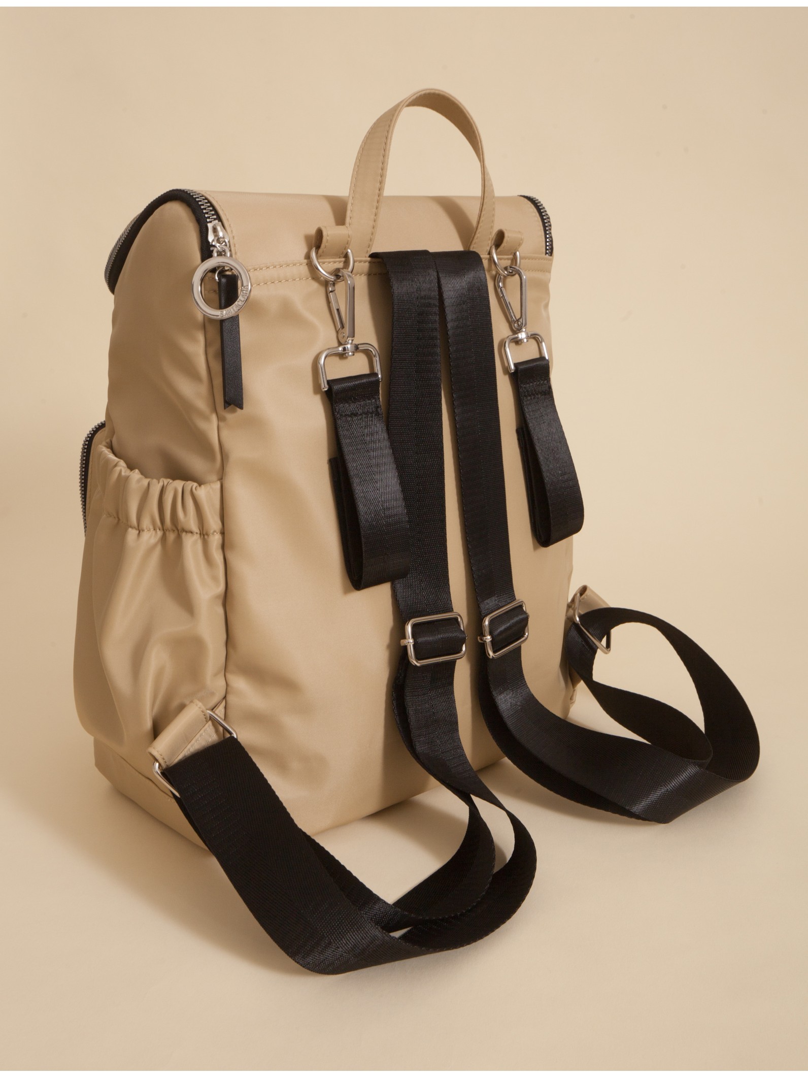 Mochila Maternal Nido Beige Con Cambiador Incluído