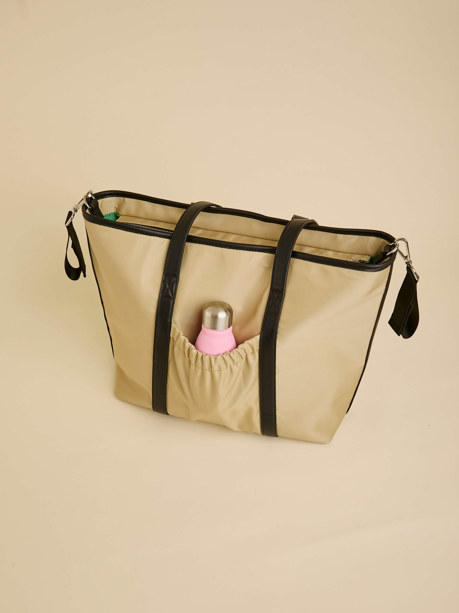 Cartera Maternal Shopper Nido Beige Con Cambiador Incluído