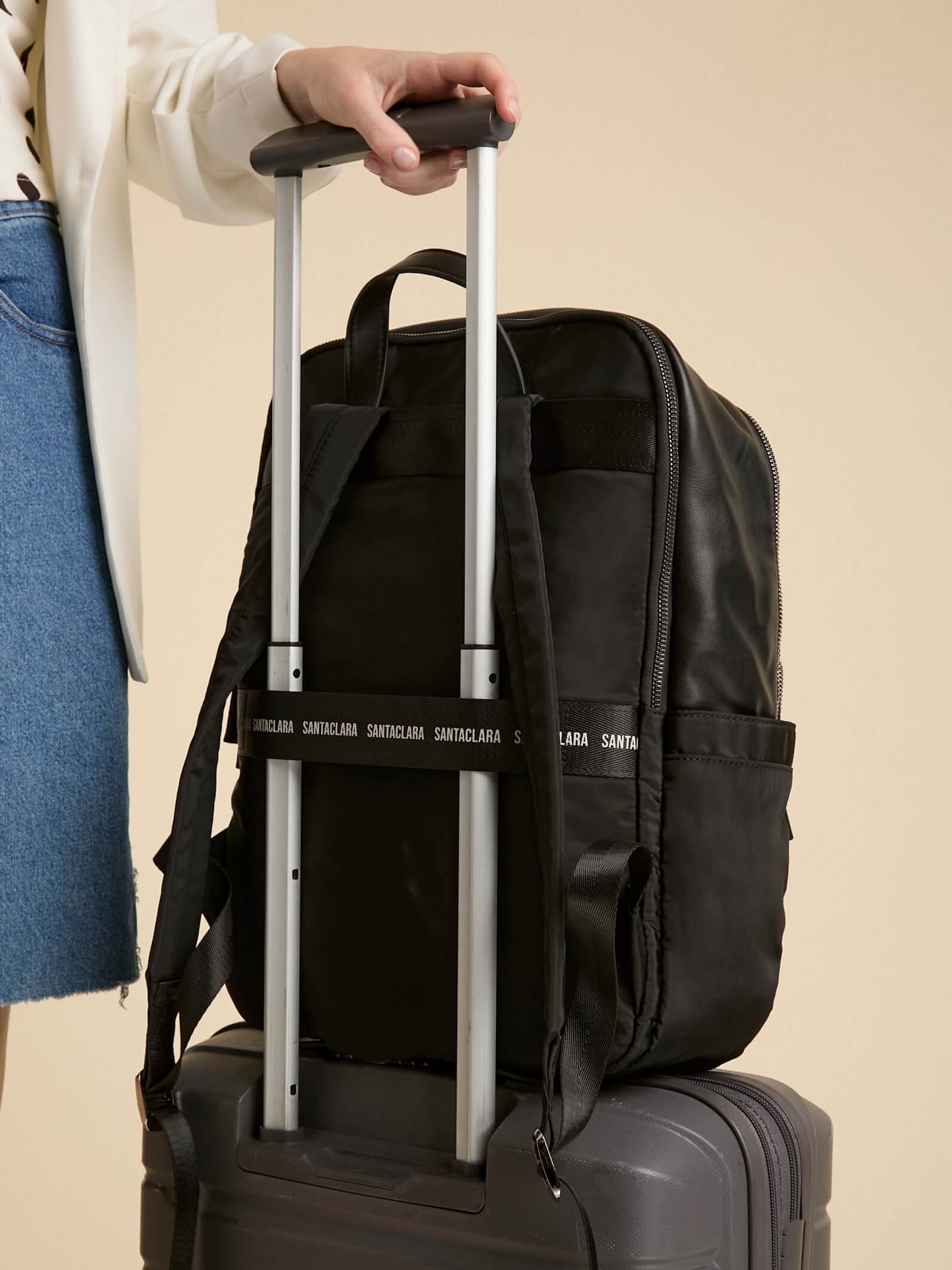 Mochila Porta Notebook Tori Negra