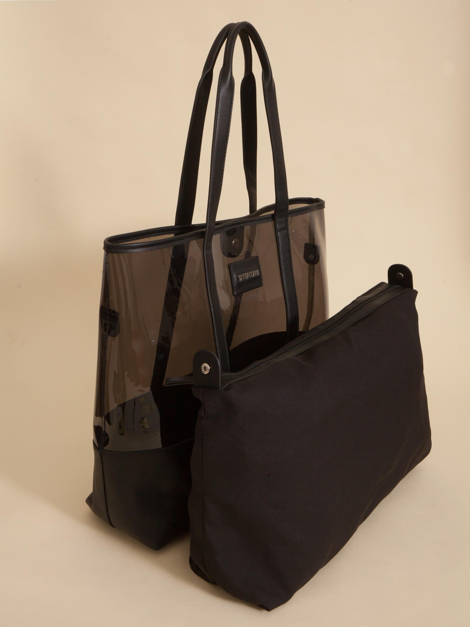 Cartera Shopper Mar Negra De Playa