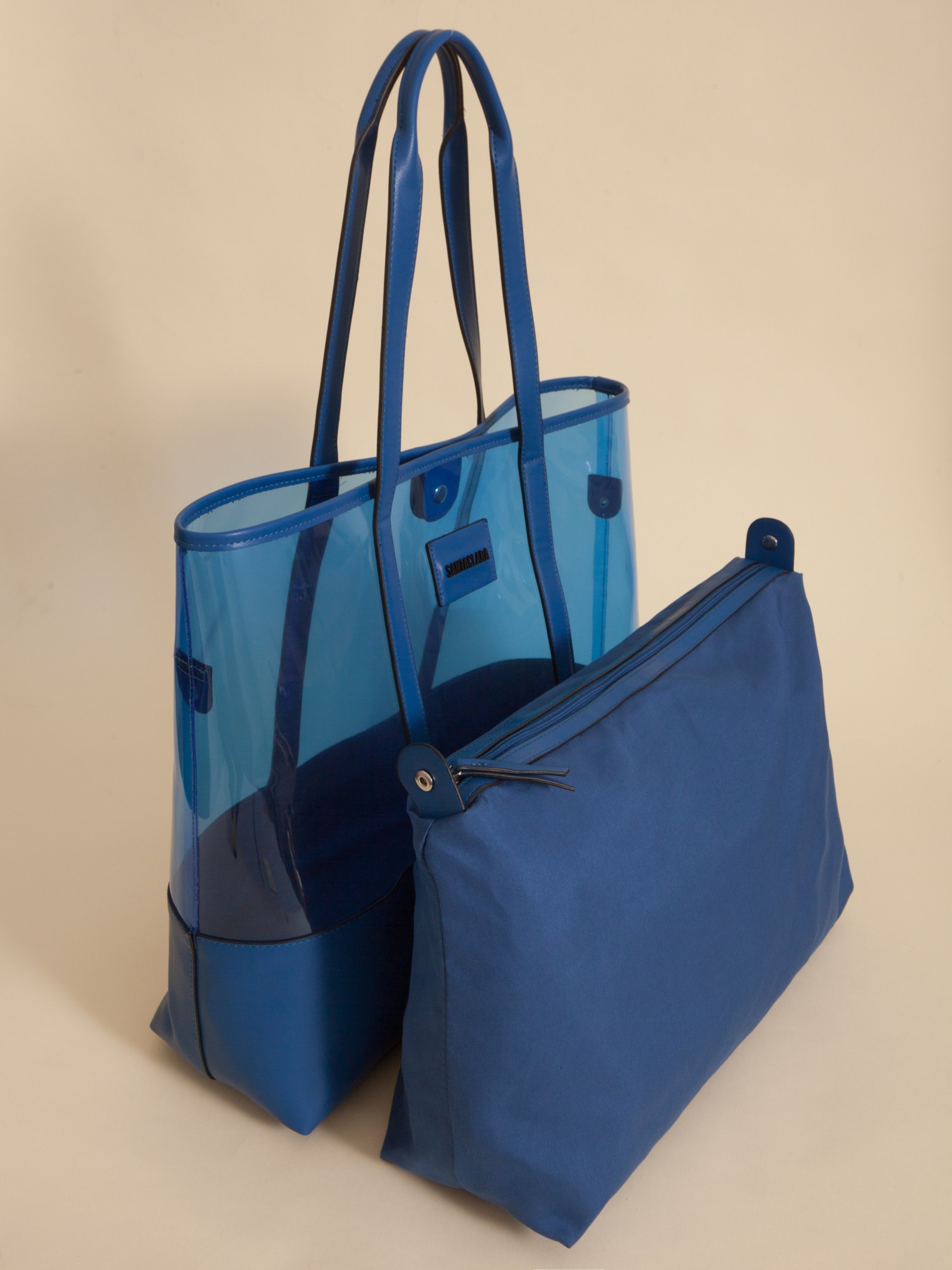 Cartera Shopper Mar Azul De Playa