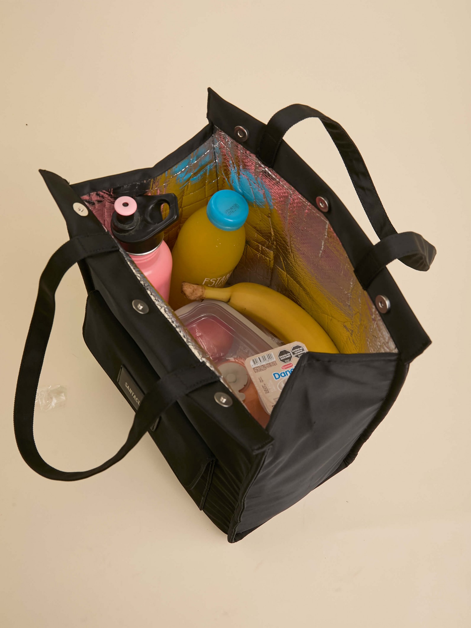 Bolso Lunchera Break Negro Térmica